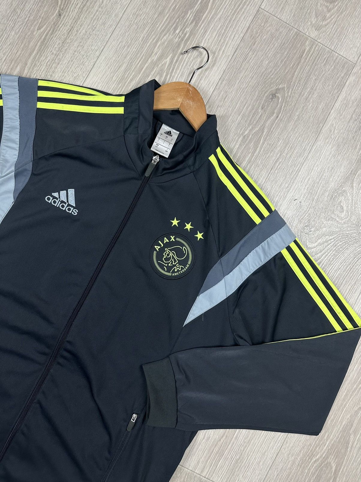 Adidas Adidas Vintage Soccer Jersey AJAX Zip Track Top Size US L / EU 52-54 / 3 - 2 Thumbnail