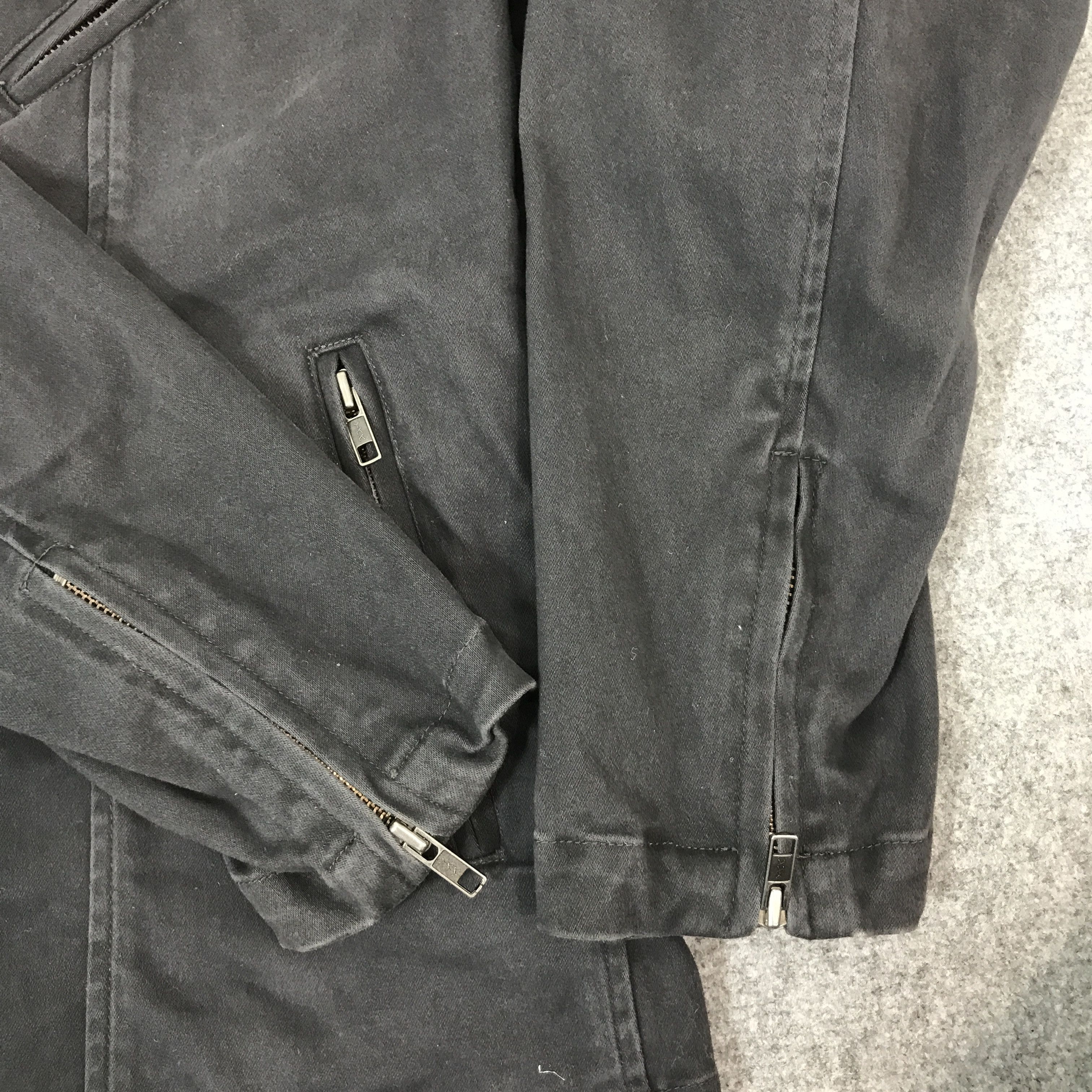 Armoire D'Homme D'homme Japanese Double Collar Black faded design jacket Size US L / EU 52-54 / 3 - 7 Thumbnail