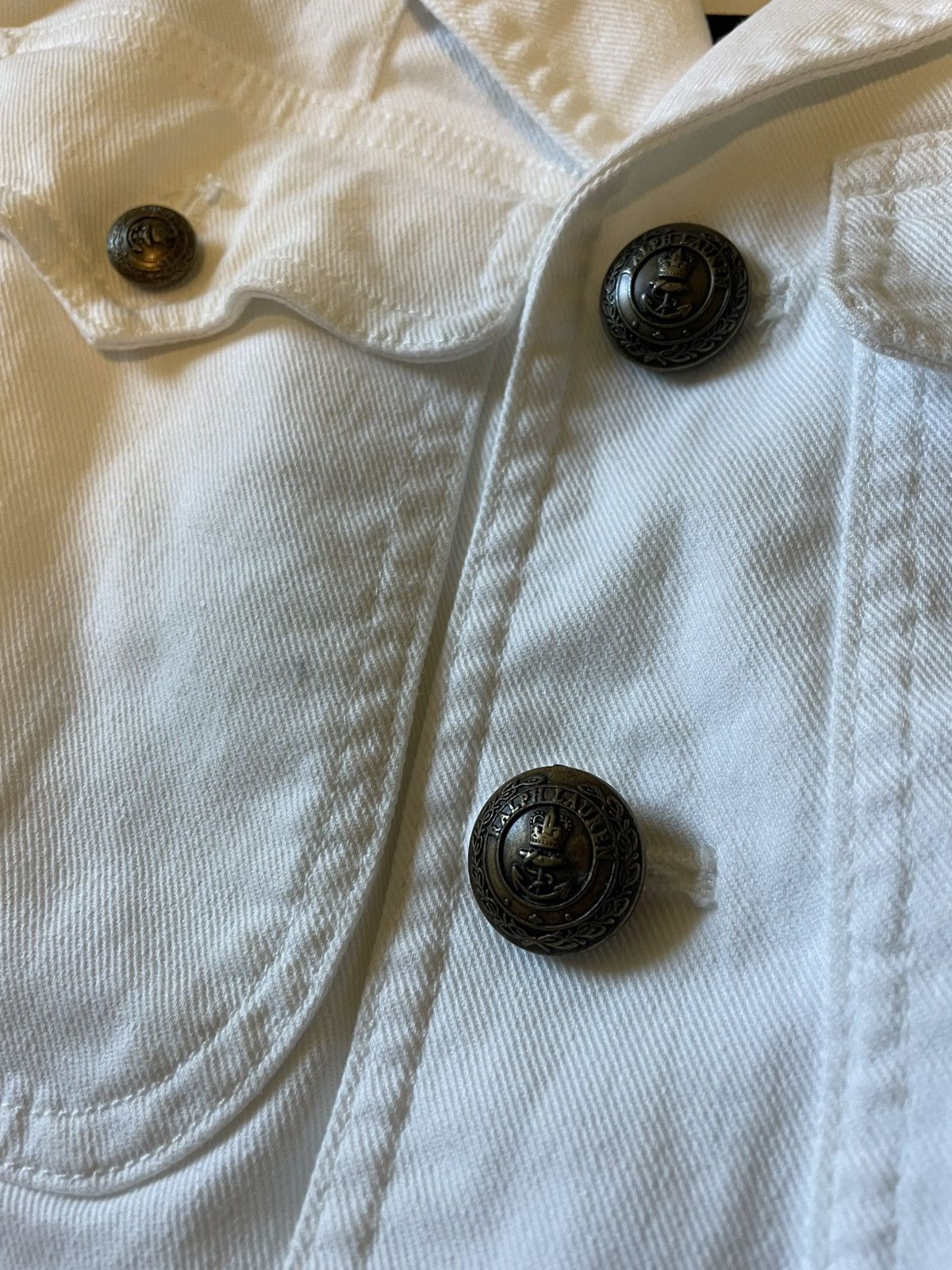 Ralph Lauren Black Label Vintage White Jacket Size S / US 4 / IT 40 - 3 Thumbnail