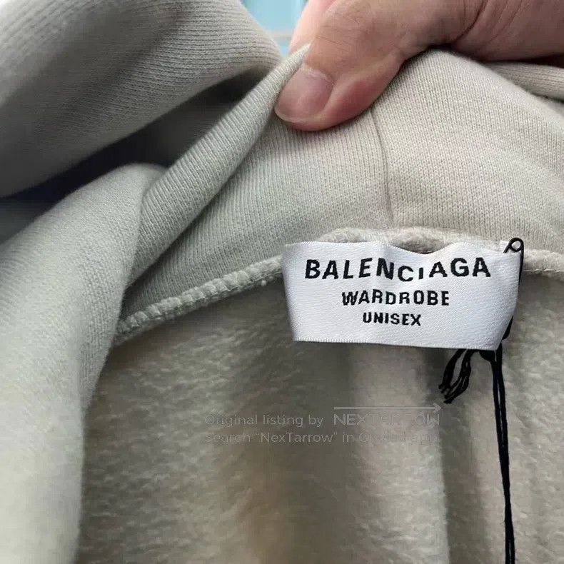 Balenciaga Balenciaga Embroidered logo hoodie Size US S / EU 44-46 / 1 - 3 Thumbnail