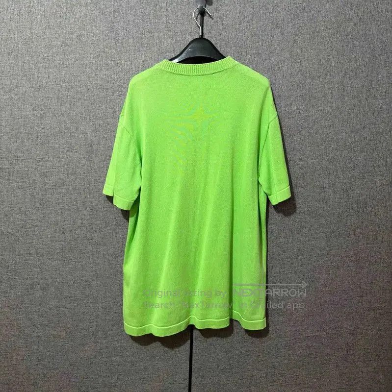 Louis Vuitton Louis Vuitton Green Wool Embroidered Logo Sweater . Size US M / EU 48-50 / 2 - 2 Thumbnail
