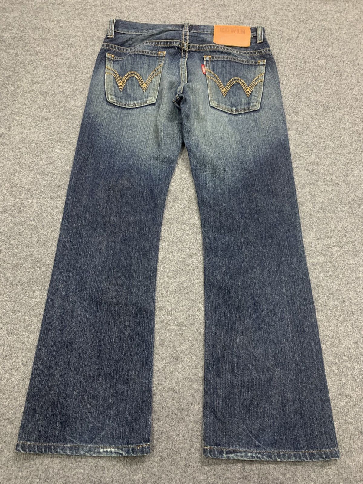 Le Grande Bleu (L.G.B.) FLARE EDWIN XV VINTAGE NICE FADED. Size US 31 - 2 Thumbnail
