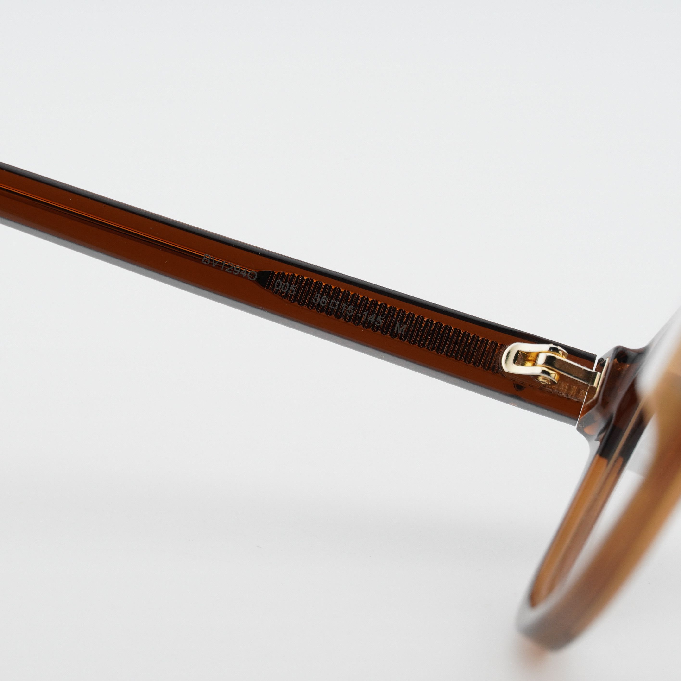 Bottega Veneta Bottega Veneta BV1294O 005 Unisex Eyeglasses Brown 56mm Size ONE SIZE - 9 Thumbnail