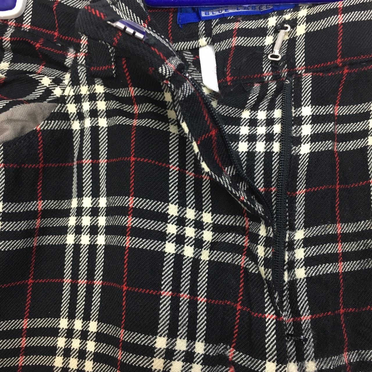 Burberry Vtg BURBERRYS OF LONDON Blue Label Plaid Long Pants Size 27" / US 4 / IT 40 - 3 Thumbnail