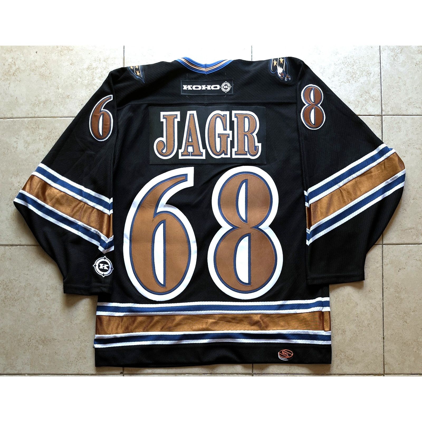 Koho JAGR #68 Washington Capitals 2000s jersey 3rd M Dome NHL vtg Size US M / EU 48-50 / 2 - 1 Thumbnail