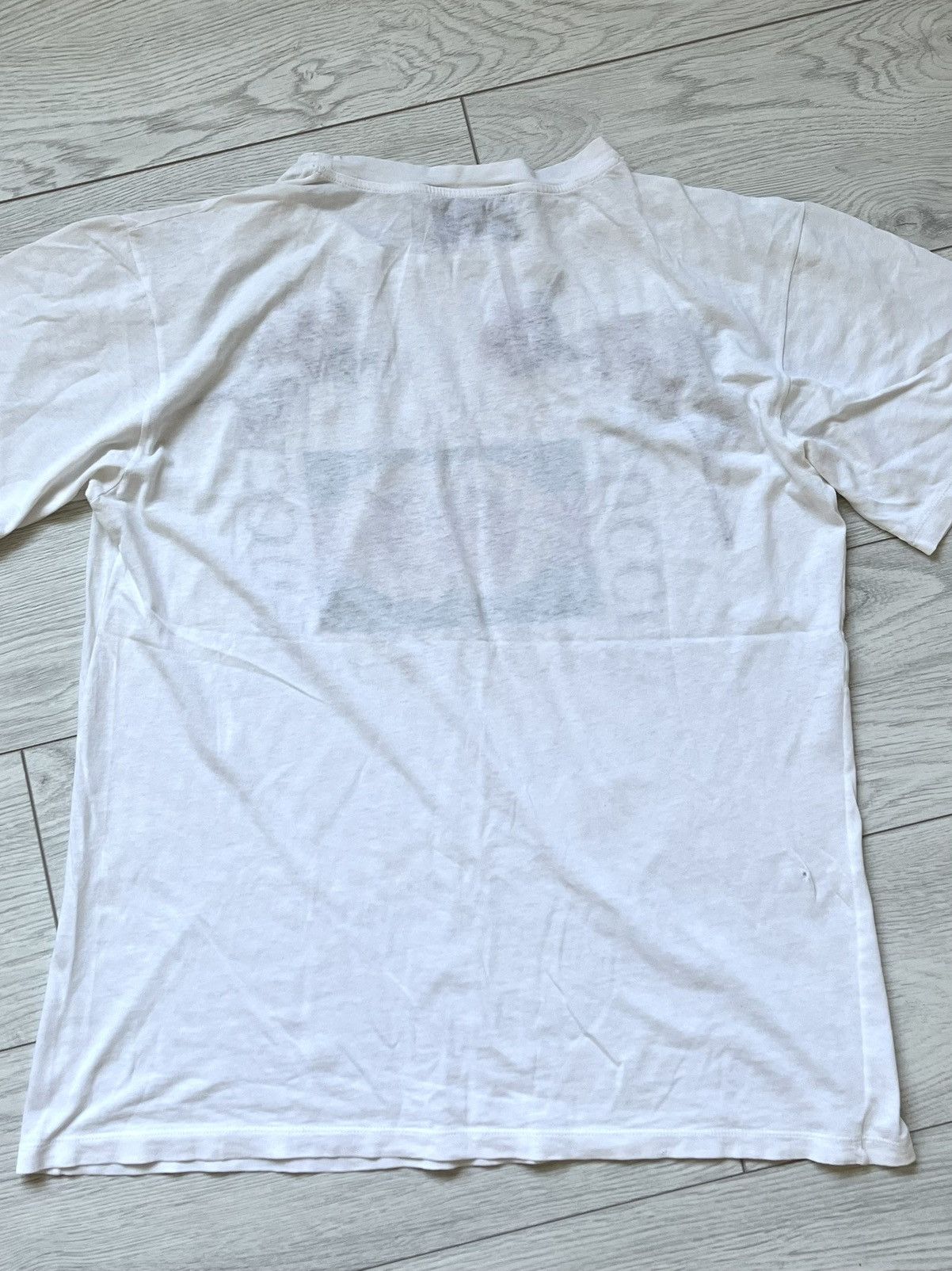 Gucci ★0% TAX★ GUCCI FLORAL-EMBROIDERED LOGO DISTRESSED COTTON TEE Size US M / EU 48-50 / 2 - 2 Thumbnail