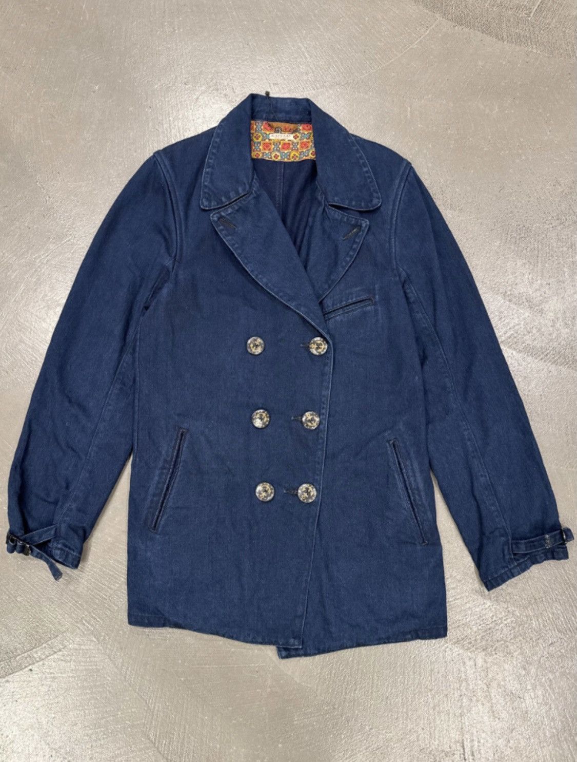 Kapital 2000S Kapital Asymmetrical Denim Coat Size US M / EU 48-50 / 2 - 1 Thumbnail