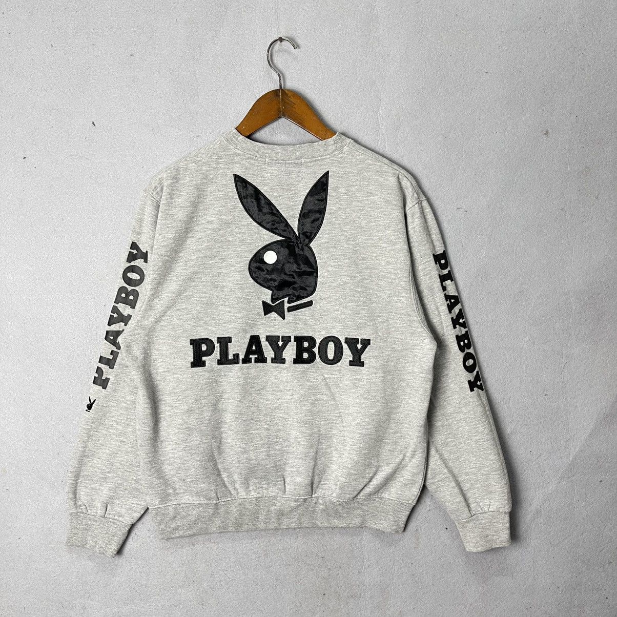 Playboy Vintage Playboy Big Bunny Sleeve Logo Crewneck Size US XL / EU 56 / 4 - 1 Thumbnail