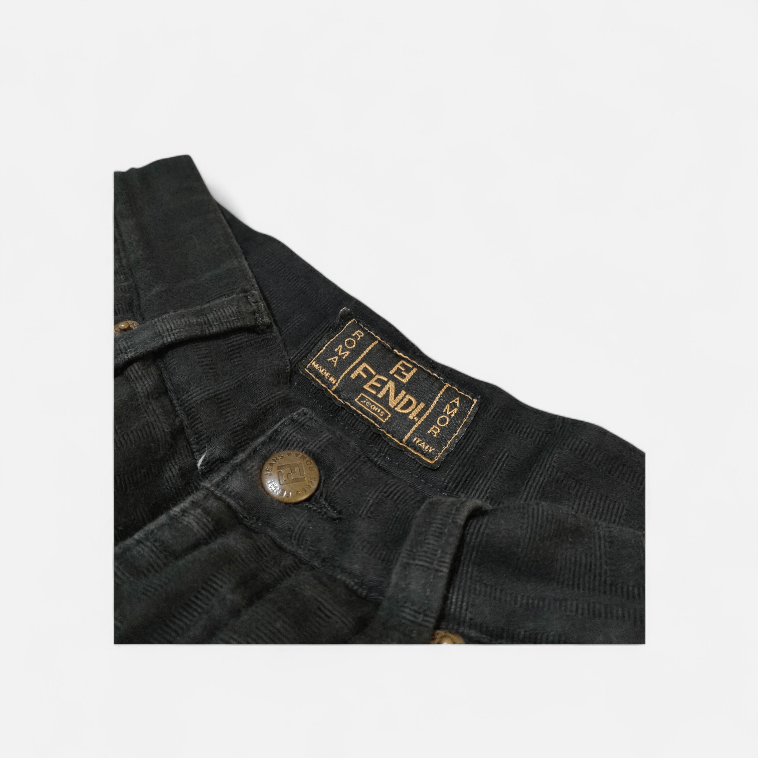 Fendi Vintage Fendi Monogram Jeans Size US 28 / EU 44 - 3 Thumbnail