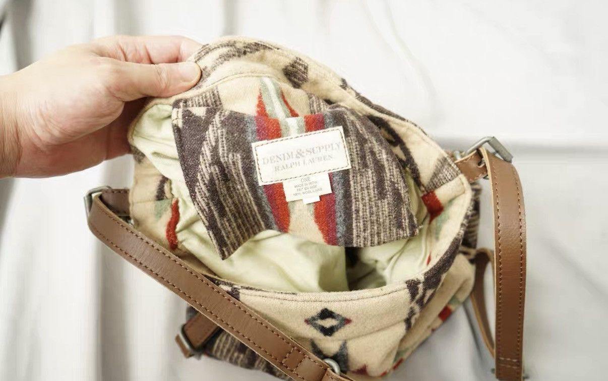 Ralph Lauren Ralph Lauren Denim Supply Navajo Wool Felt Crossbody Bag Size ONE SIZE - 8 Thumbnail