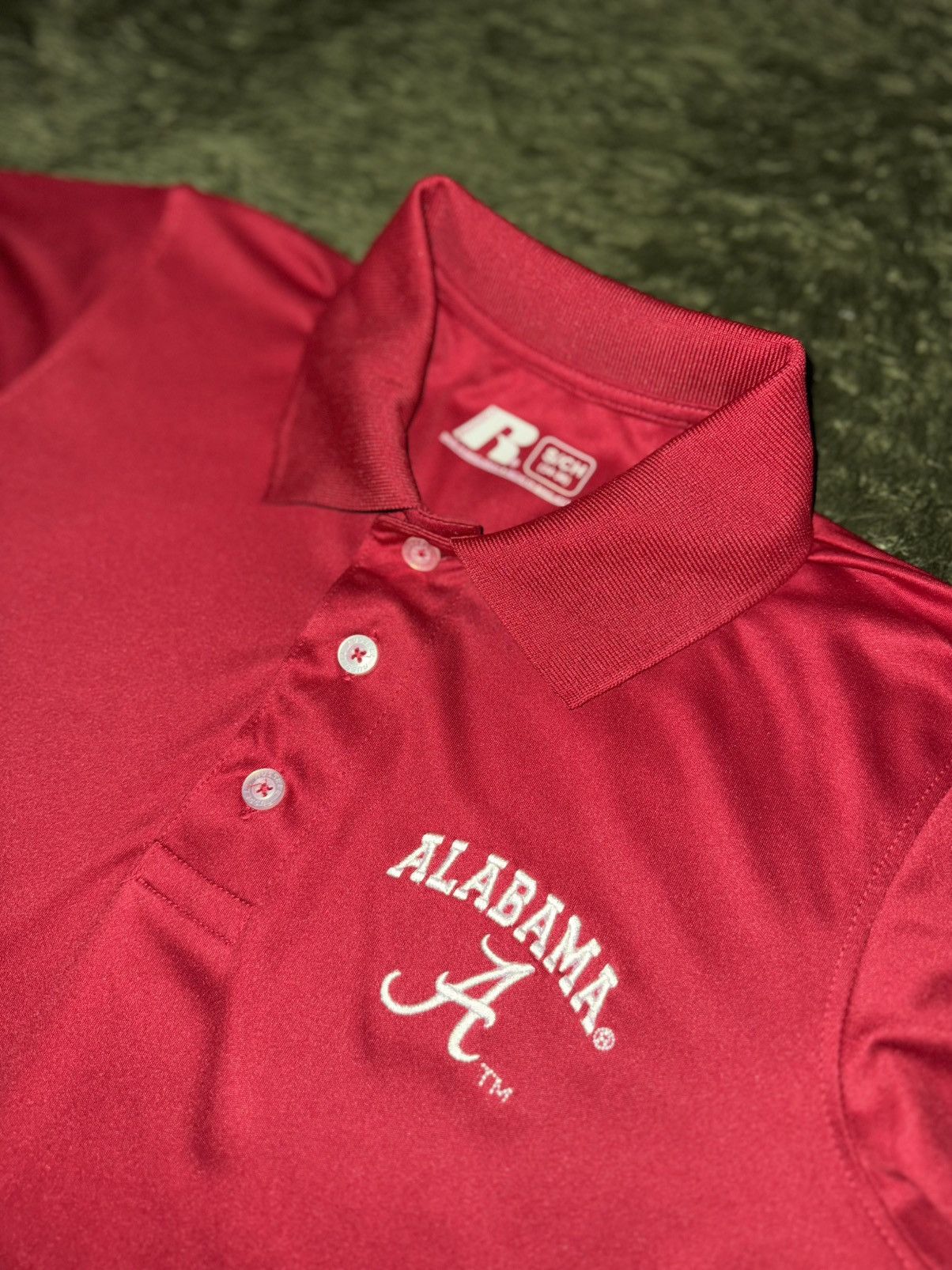 Russell Athletic [S] Russell Athletic Alabama Crimson Tide Coach Polo Shirt Size US S / EU 44-46 / 1 - 2 Thumbnail