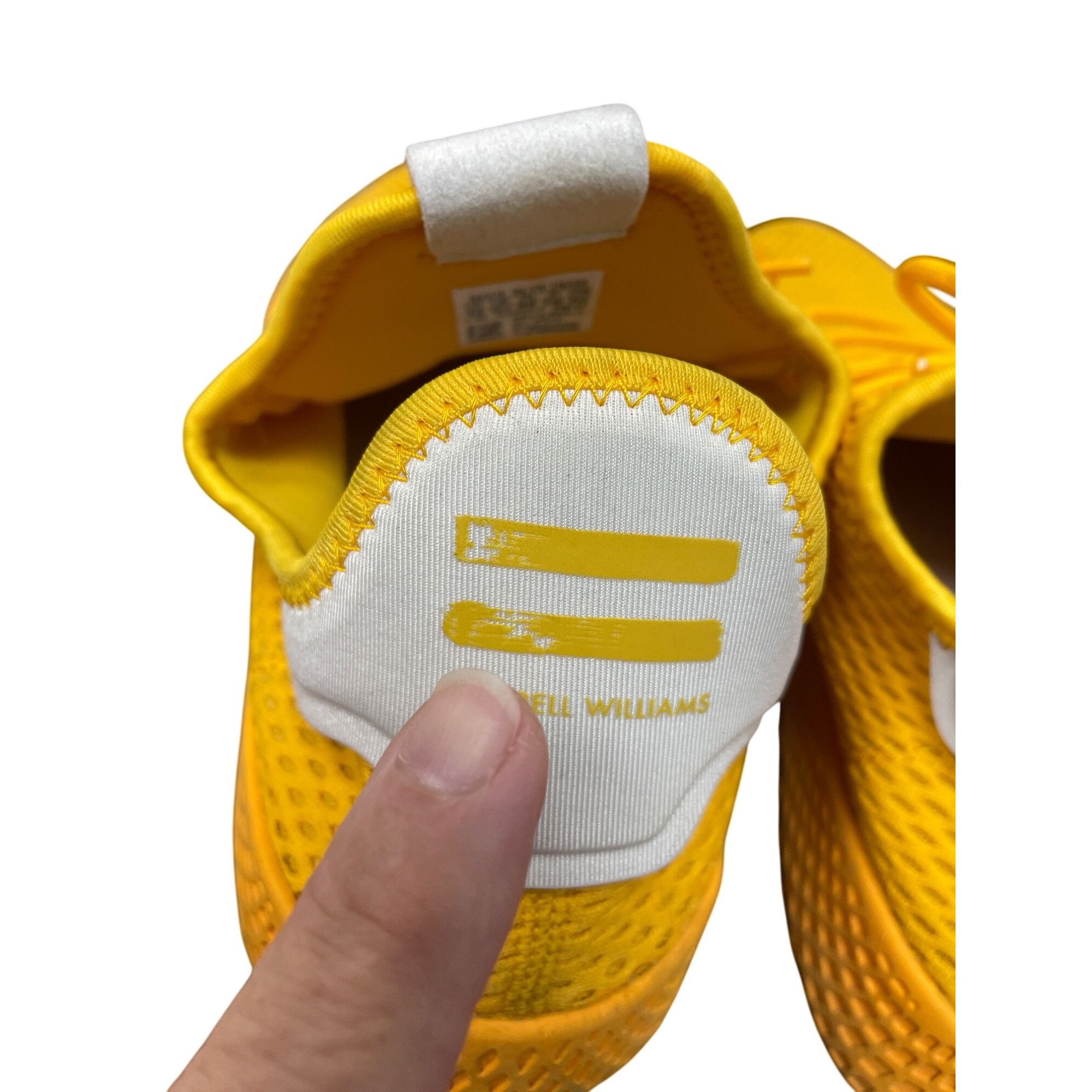 Adidas Adidas Pharrell Williams Tennis Hu Mens Yellow Mesh Sneakers Size US 13 / EU 46 - 16 Thumbnail