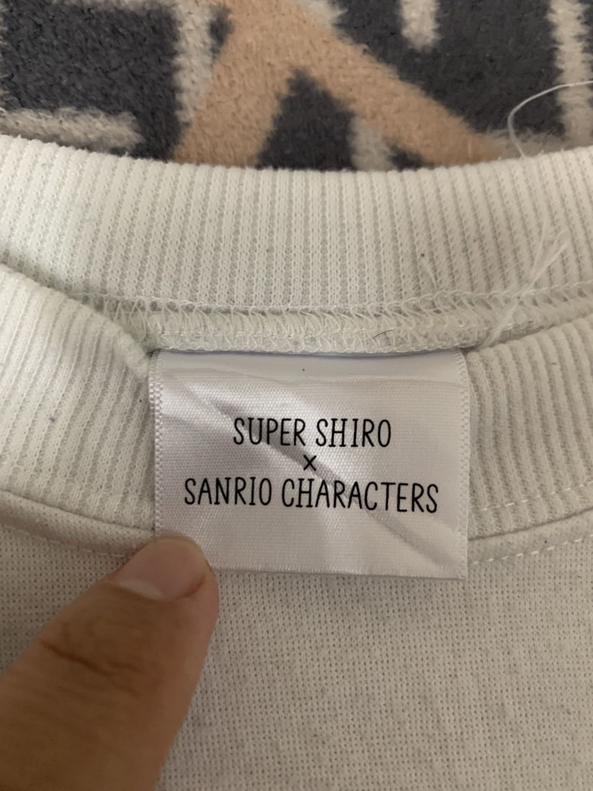 Anime LAST DROP#Super Shiro x Sanrio Characters Sweatshirt Size US XXL / EU 58 / 5 - 3 Thumbnail