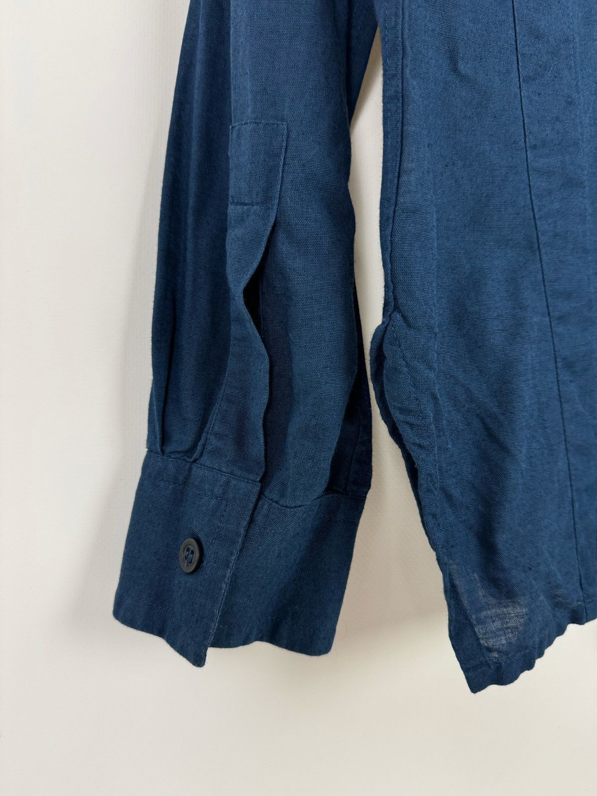 Designer × Dirk Bikkembergs × Vintage Vintage Dirk Bikkembergs Zip Pocket Rare Buttons Up Shirt Size US M / EU 48-50 / 2 - 9 Thumbnail