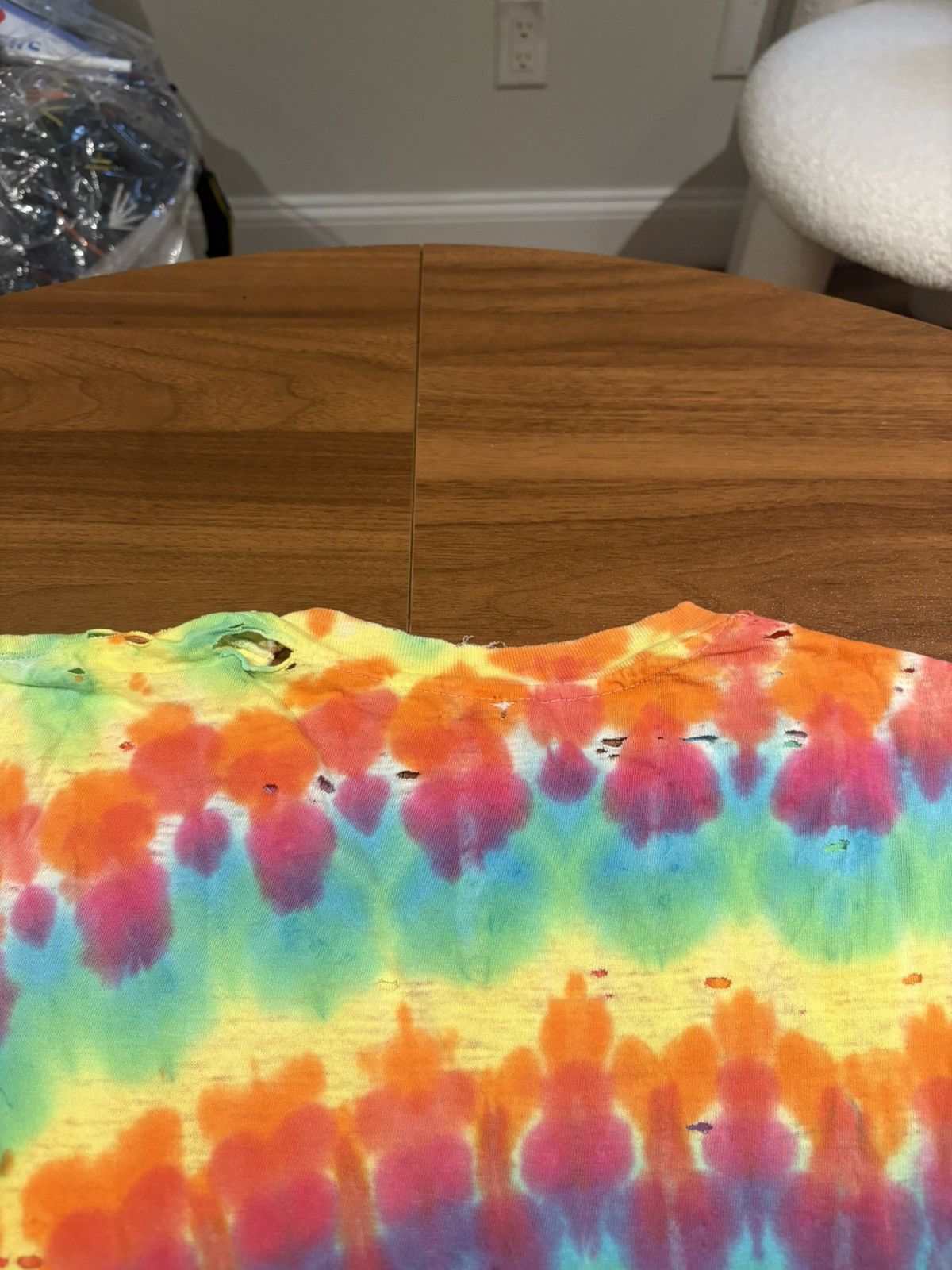 Vintage Vintage 1980s distressed tye dye t shirt Size US M / EU 48-50 / 2 - 8 Thumbnail