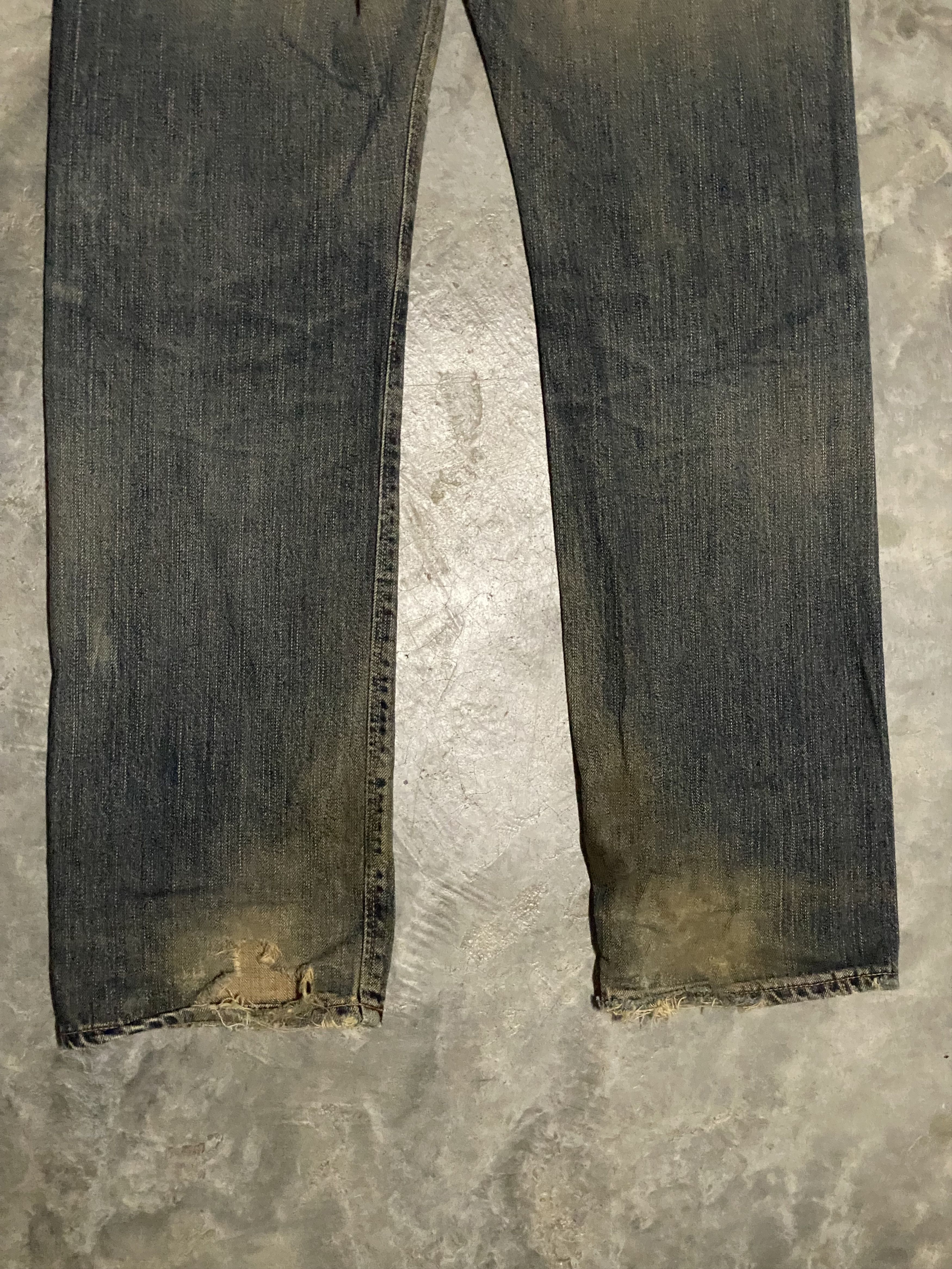 Edwin Vintage Edwin 505zx Mud Wash Selvedge Distressed Jeans Size US 32 / EU 48 - 10 Thumbnail