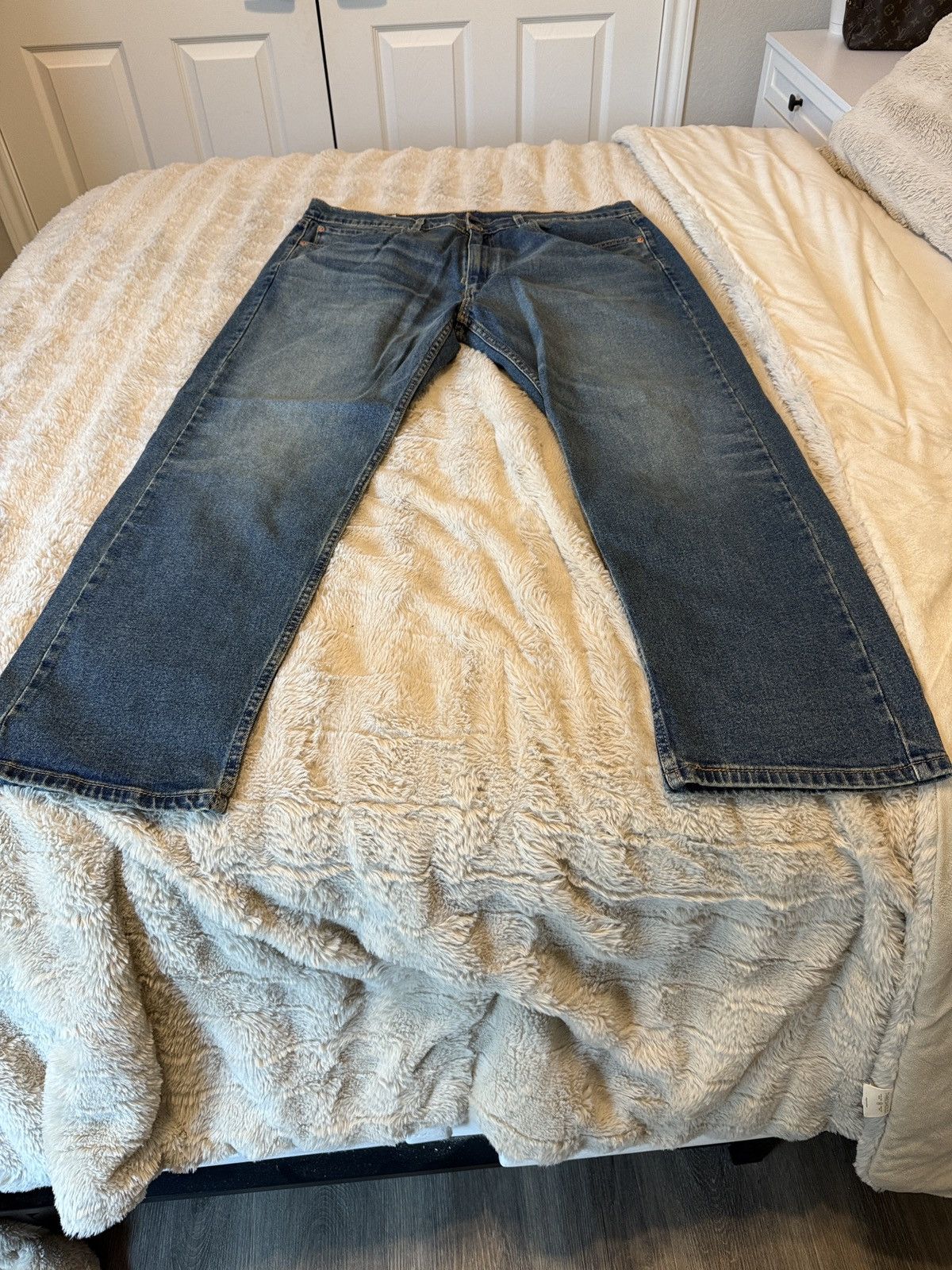 Levi's Levis Mens 505 Jeans 38 x 29 Size US 38 / EU 54 - 1 Thumbnail
