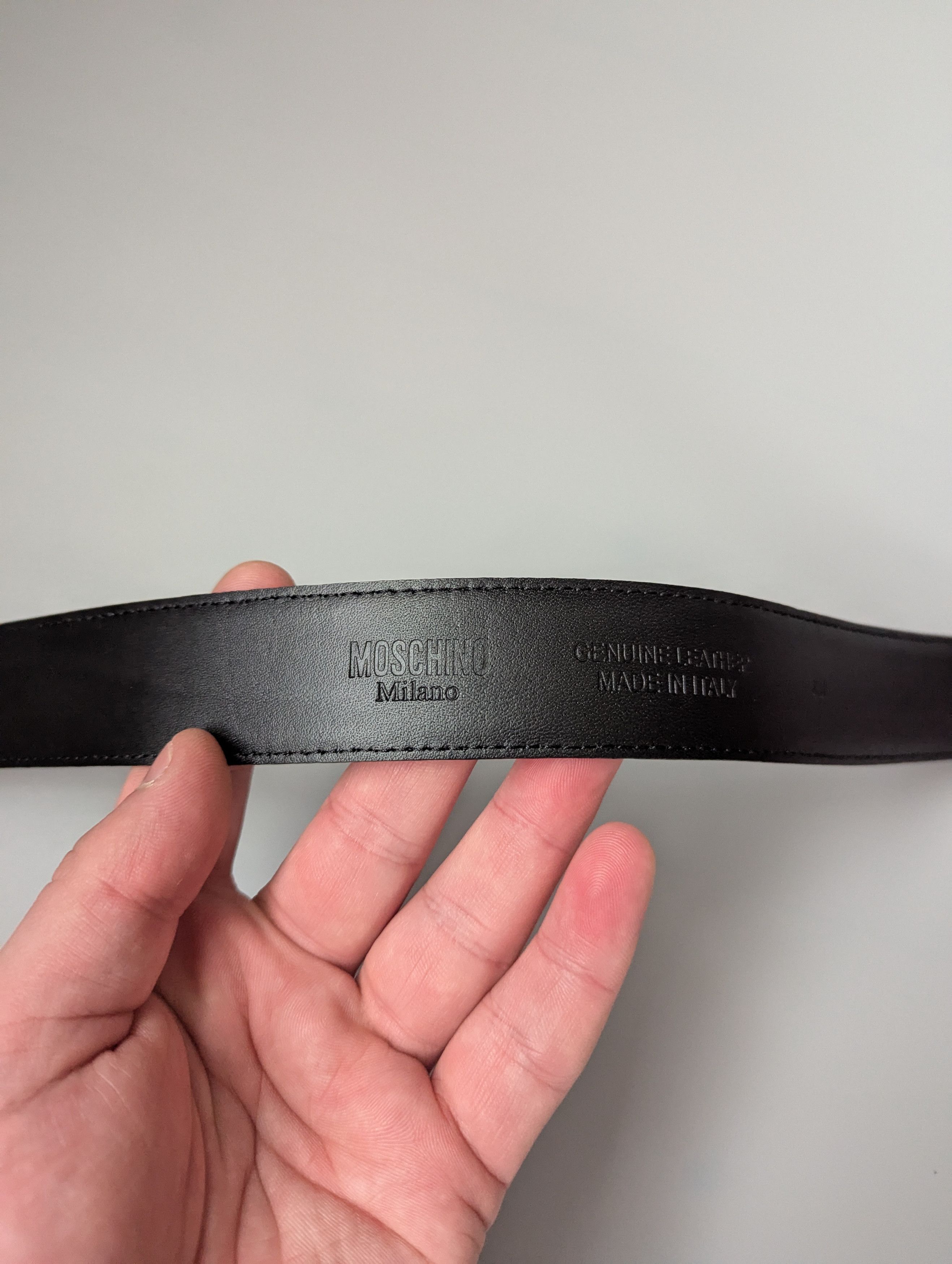 Moschino Moschino leather belt Logo Size ONE SIZE - 9 Thumbnail
