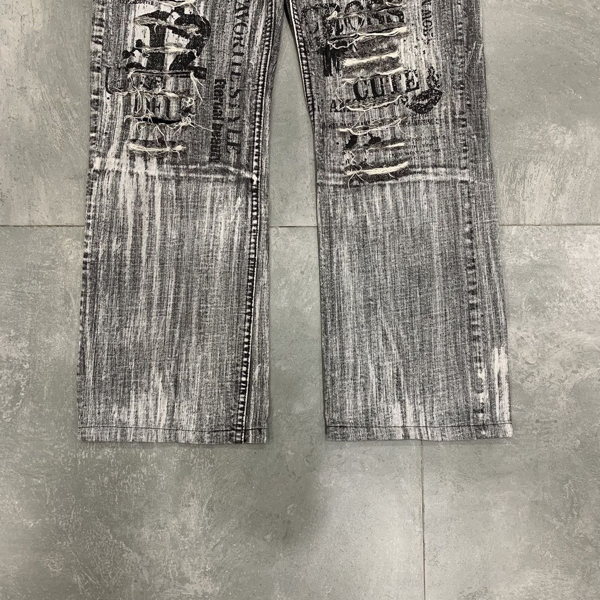 Japanese Brand 🔥Rare🔥 Funny Devil Punk Rock Skull Impulse Pleasure Denim Size US 31 - 10 Thumbnail