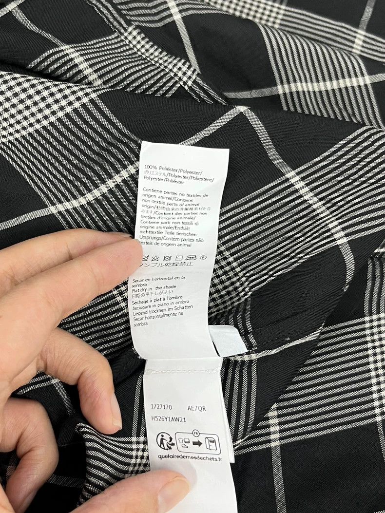 Loewe LOEWE Black and white checkered shirt Size M / US 6-8 / IT 42-44 - 6 Thumbnail