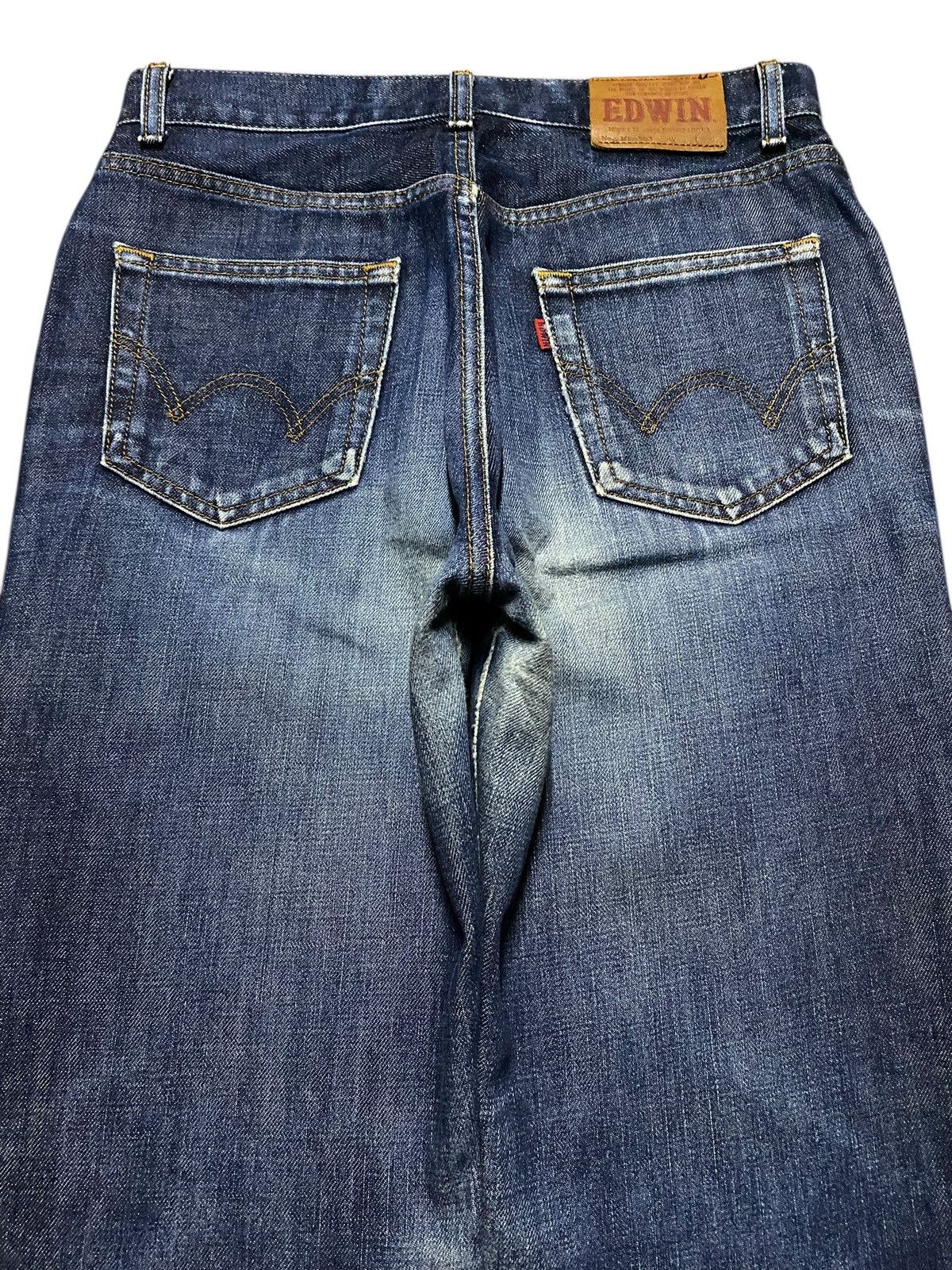 Edwin Vintage Japan Brand Miss Edwin Blue Wash Loose Jeans Size US 28 / EU 44 - 4 Thumbnail