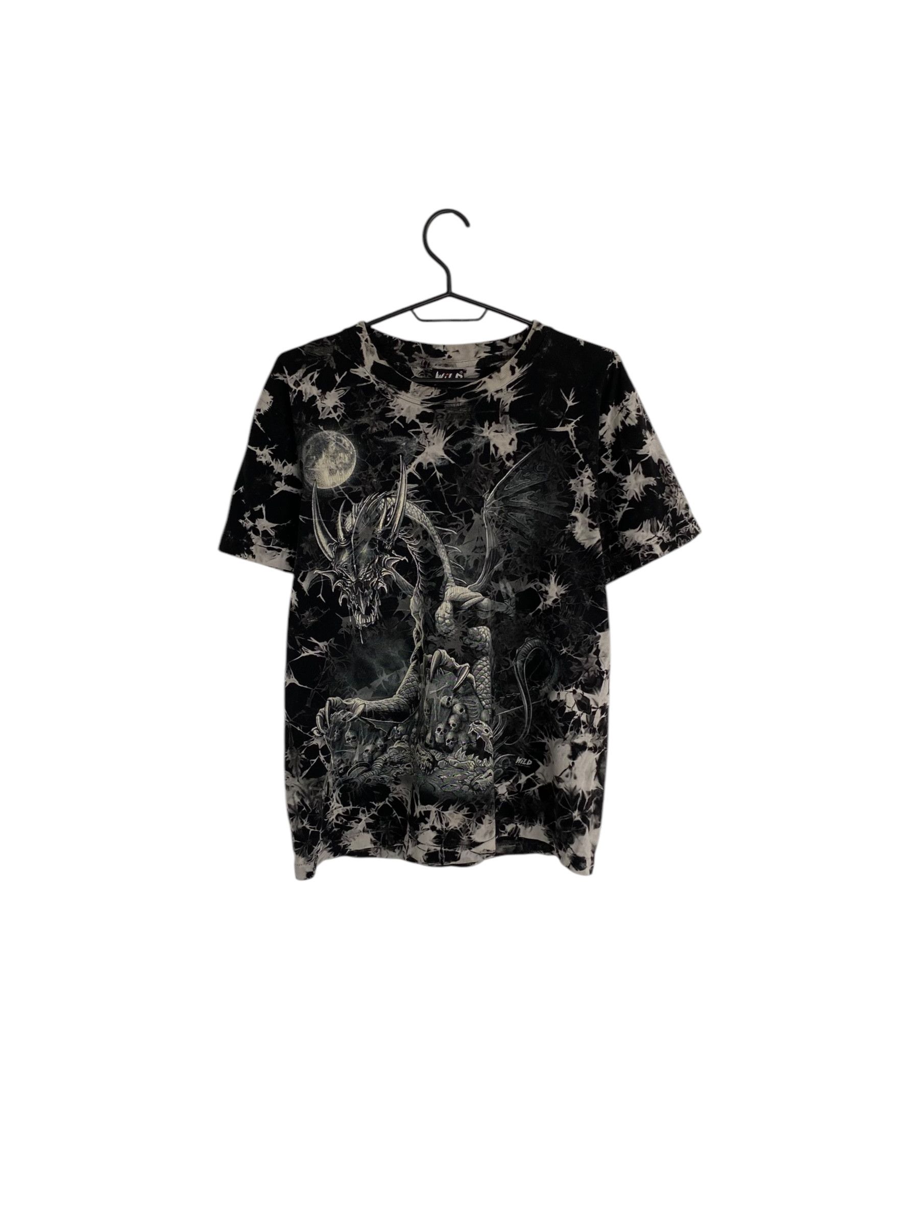 Vintage dragon full print tee
