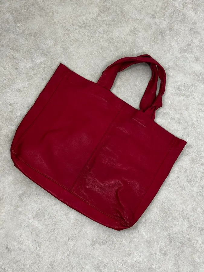 John Galliano AW2010 John Galliano Red Dahlia Flowers & Geiko Girls Print Tote Bag Size ONE SIZE - 6 Thumbnail