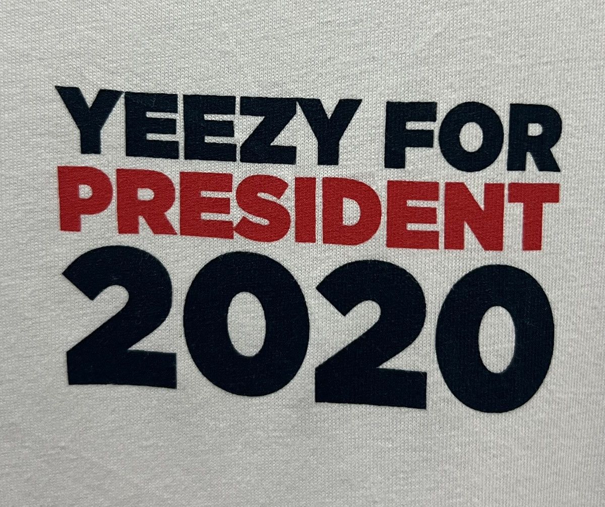GOAT Crew GOAT CREW YEEZY FOR PRESIDENT 2020 TEE SHIRT Size US M / EU 48-50 / 2 - 3 Thumbnail