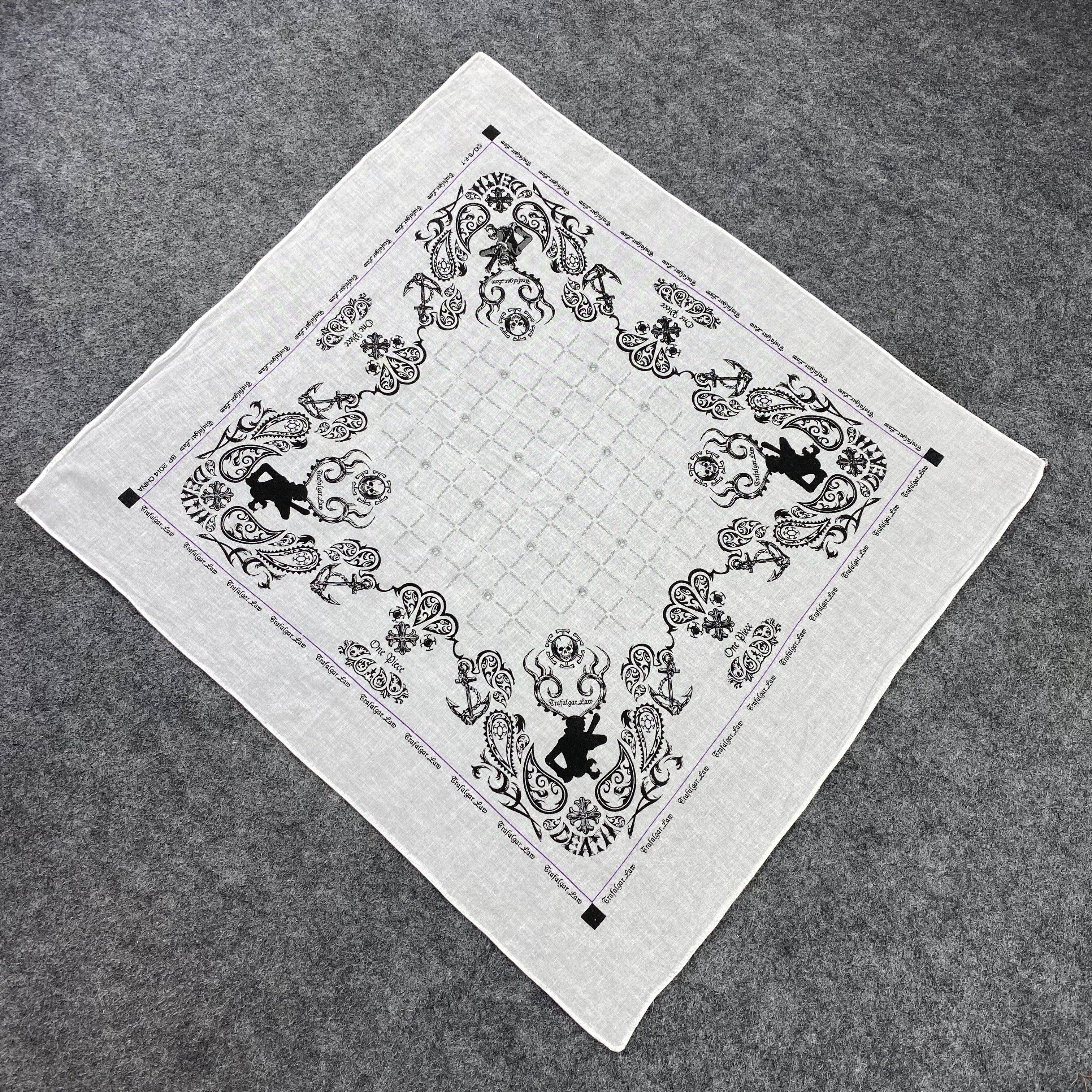 Anime × One Piece × Vintage One Piece Handkerchief / Bandana / Neckerchief-B832 Size ONE SIZE - 4 Thumbnail