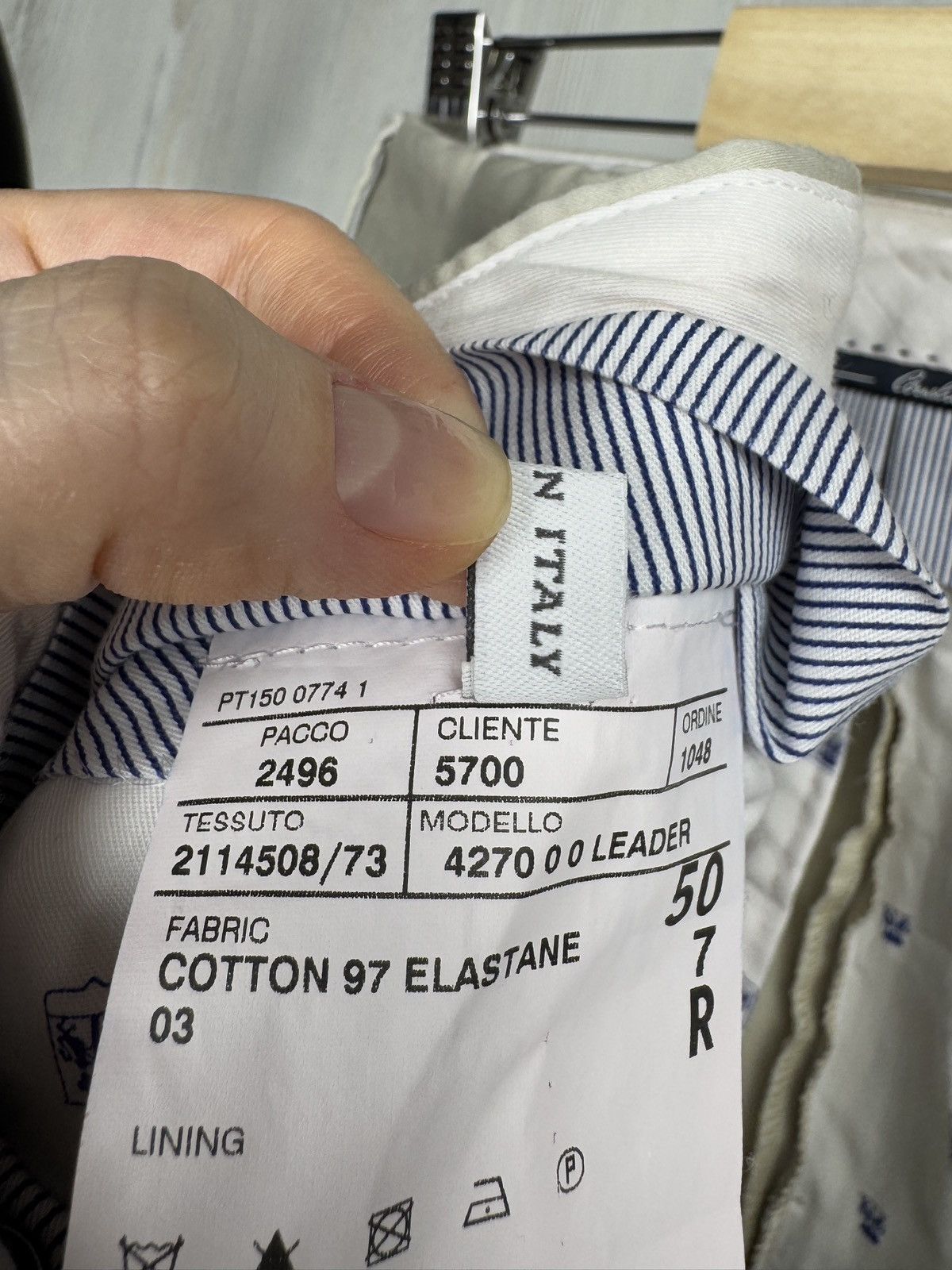 Corneliani Corneliani beige cotton chino pants made in Italy size 50 Size US 34 / EU 50 - 12 Thumbnail