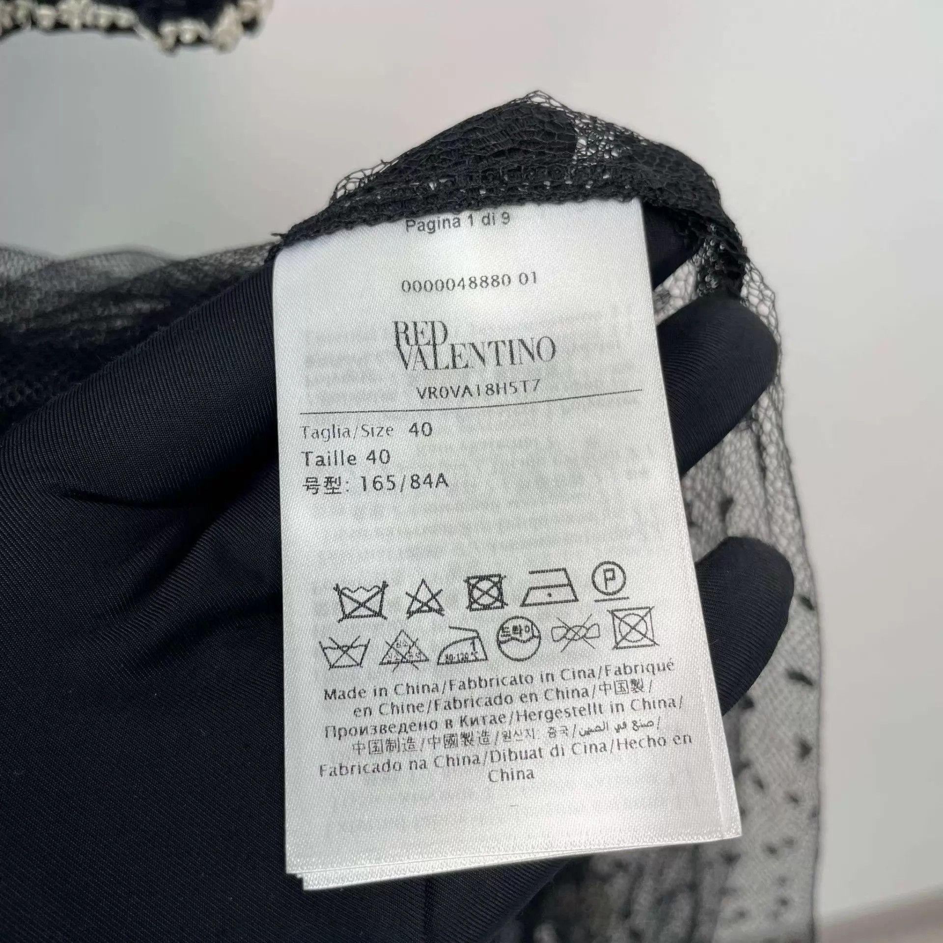 Valentino Valentino Black White Bow Lace Tulle Dress 165 New With Tags Size S / US 4 / IT 40 - 6 Thumbnail
