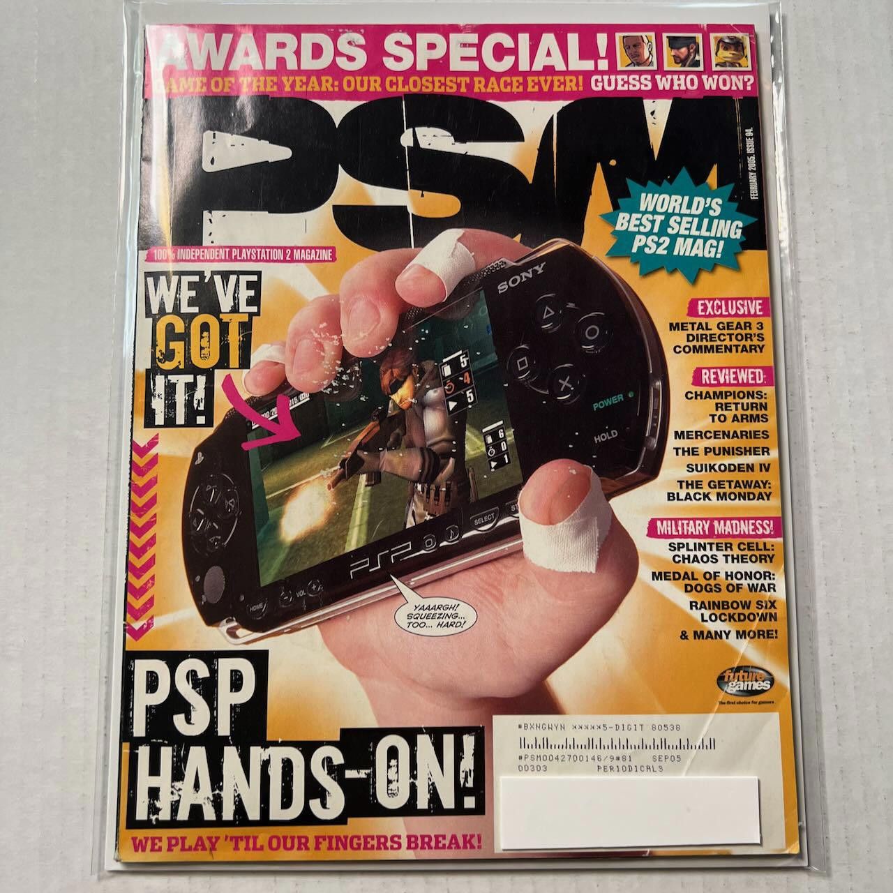 Playstation PSM Magazine #94 FEB 2005 PSP Hands-On & Awards Special! Size ONE SIZE - 1 Thumbnail