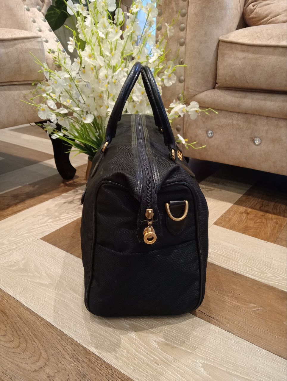Balenciaga VINTAGE BALENCIAGA BOSTON BAG - BLACK Size ONE SIZE - 6 Thumbnail