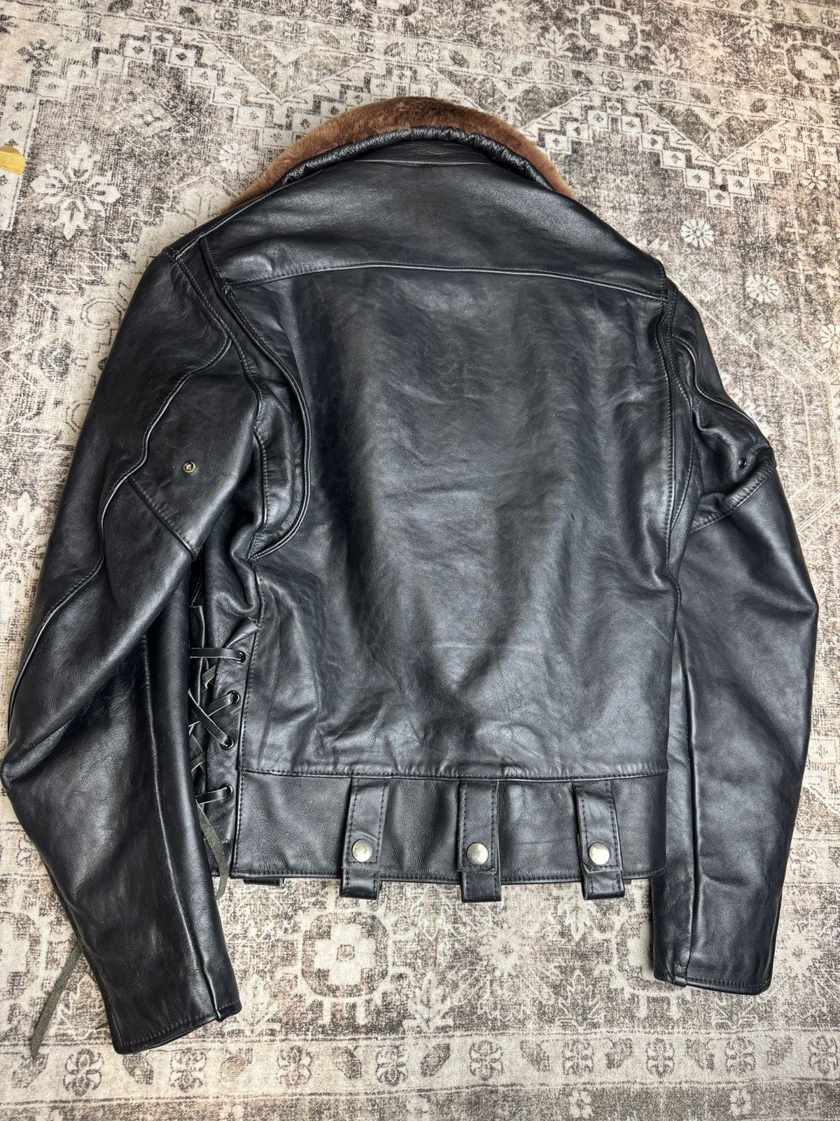 Golden Bear Golden Bear NOS leather motorcycle jacket 36-38 us Size US S / EU 44-46 / 1 - 2 Thumbnail