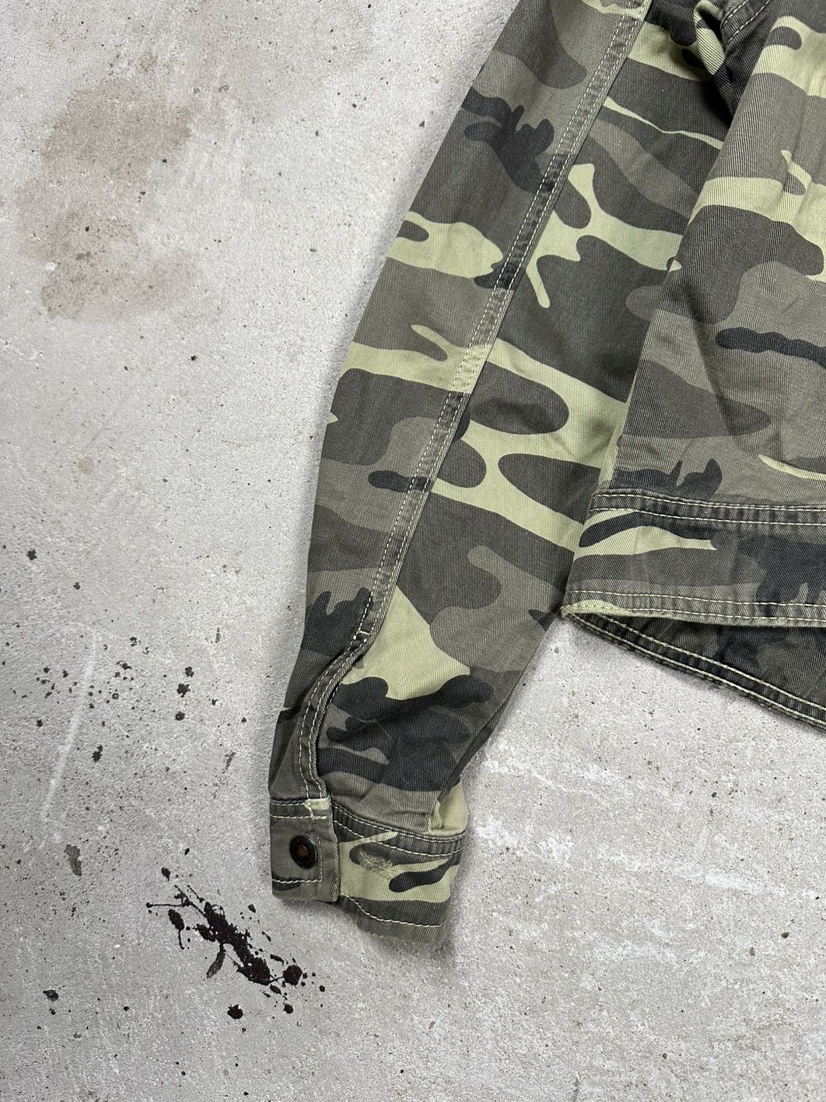 Other Vintage Y2K Camo Asymmetrical Moto Biker Reworked Jacket Size US S / EU 44-46 / 1 - 14 Thumbnail