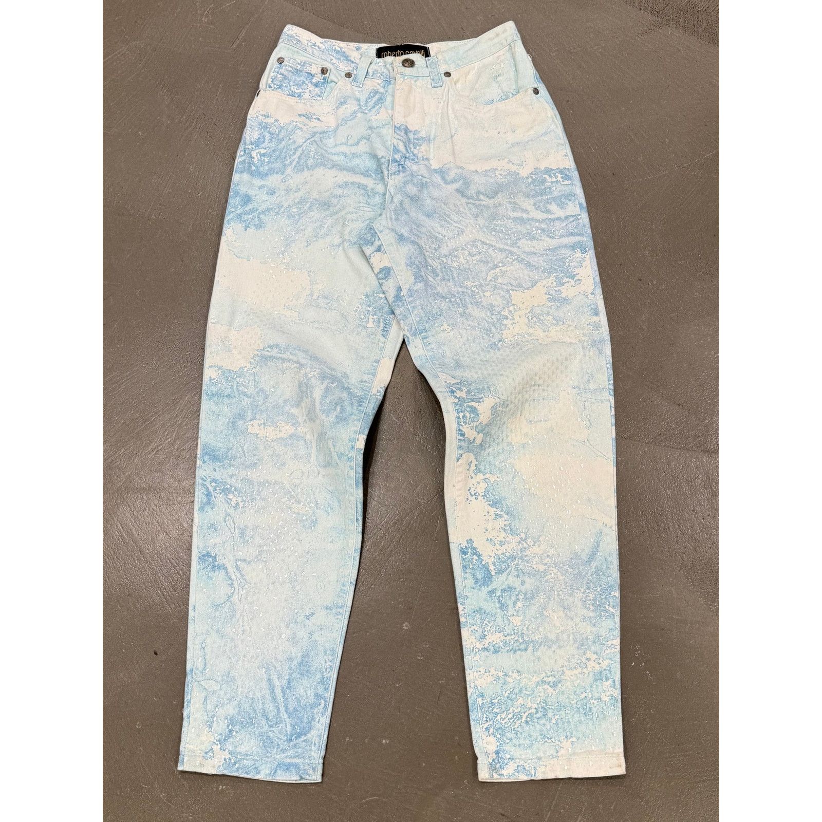 Roberto Cavalli 1990s Roberto Cavalli sequin printed pants Size US 30 / EU 46 - 1 Thumbnail