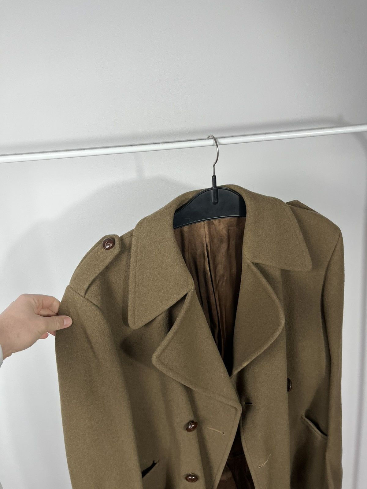 Other Vintage Wool Double Breasted Military Style Coat Size 44 Size US XL / EU 56 / 4 - 10 Thumbnail