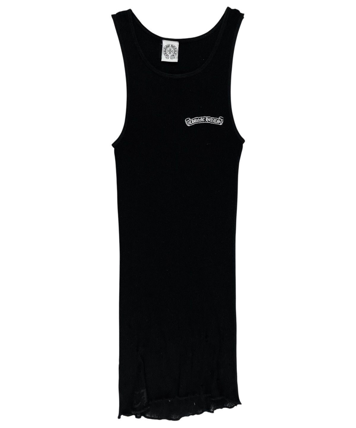 Chrome Hearts Chrome Hearts Vintage Fleur Scroll Logo Distressed Tank Top Size US S / EU 44-46 / 1 - 2 Thumbnail