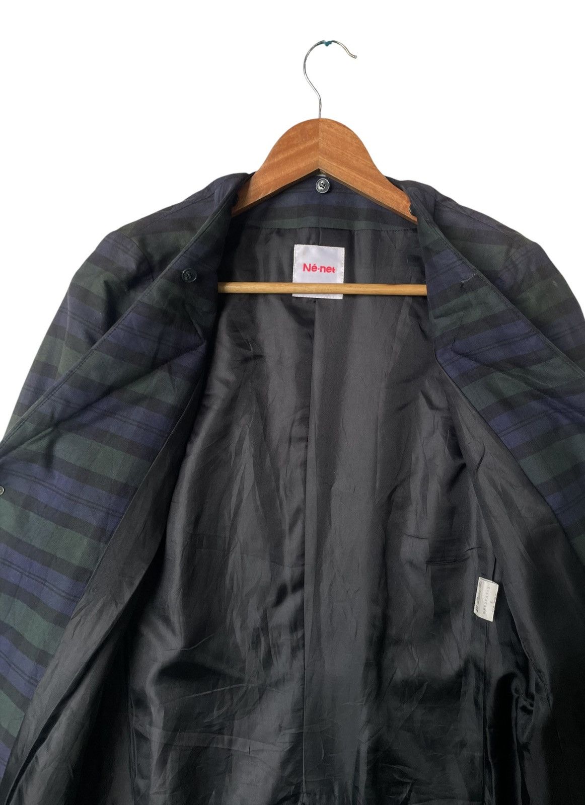 Issey Miyake × Ne-Net Vintage Ne Net Issey Miyake Trench Coat Jacket Size M / US 6-8 / IT 42-44 - 8 Thumbnail