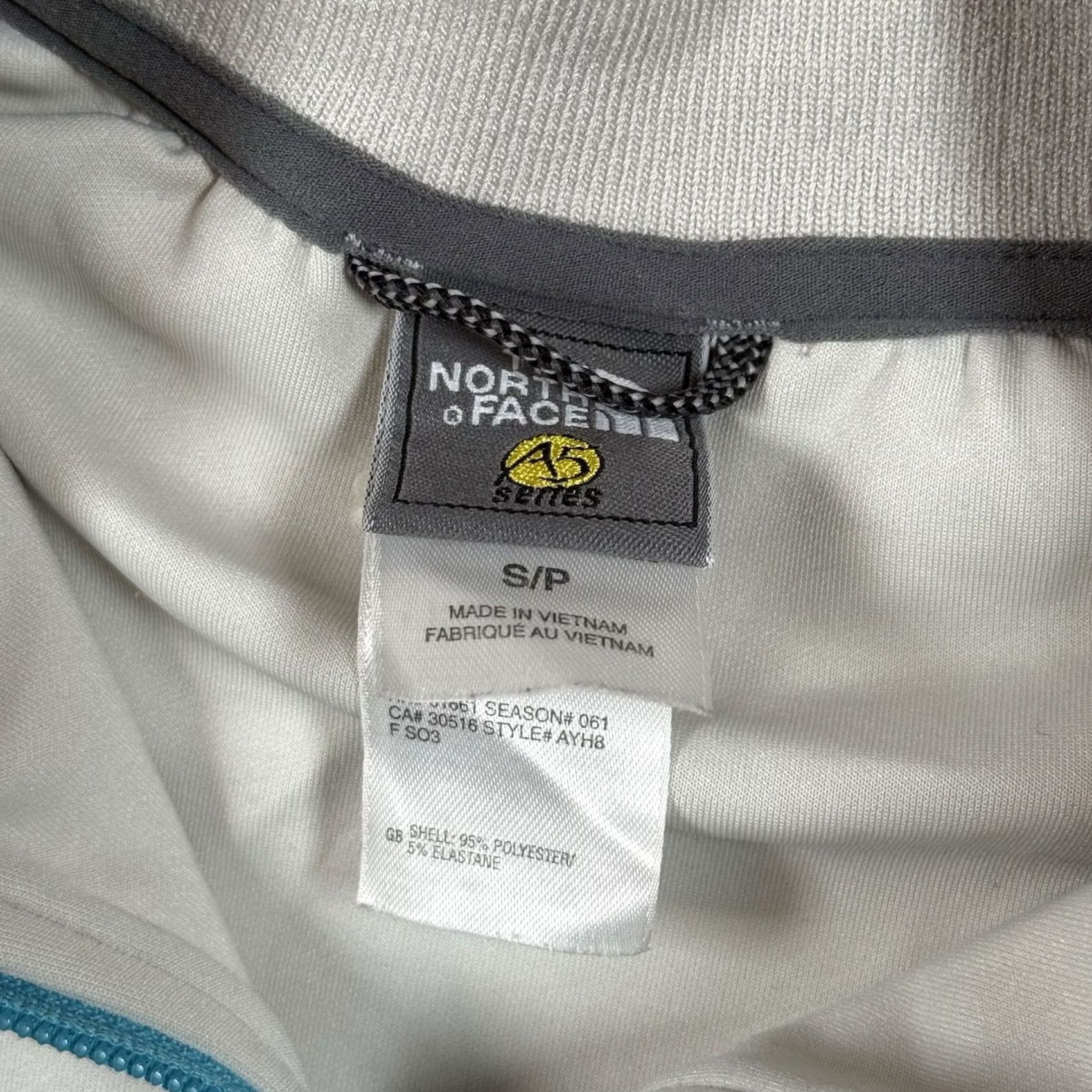 The North Face VINTAGE The North Face Track Jacket Women's Small Turquoise Full Zip Tennis Polyester Blue Size S / US 4 / IT 40 - 4 Thumbnail
