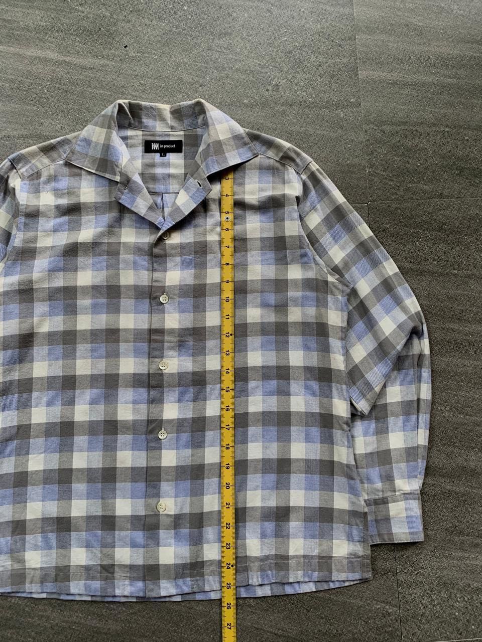 Issey Miyake Plaid Camp Collar Shirts Size US M / EU 48-50 / 2 - 9 Thumbnail