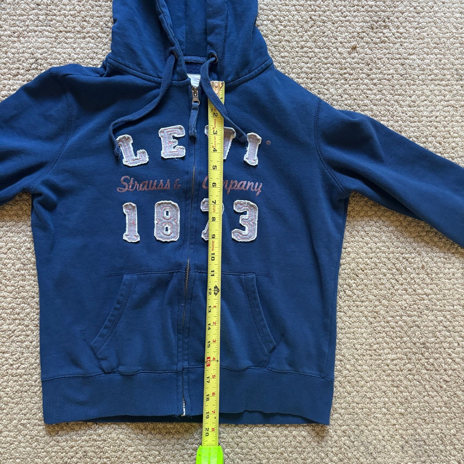 Levi's y2k style levis zip up hoodie womens small Size S / US 4 / IT 40 - 6 Thumbnail