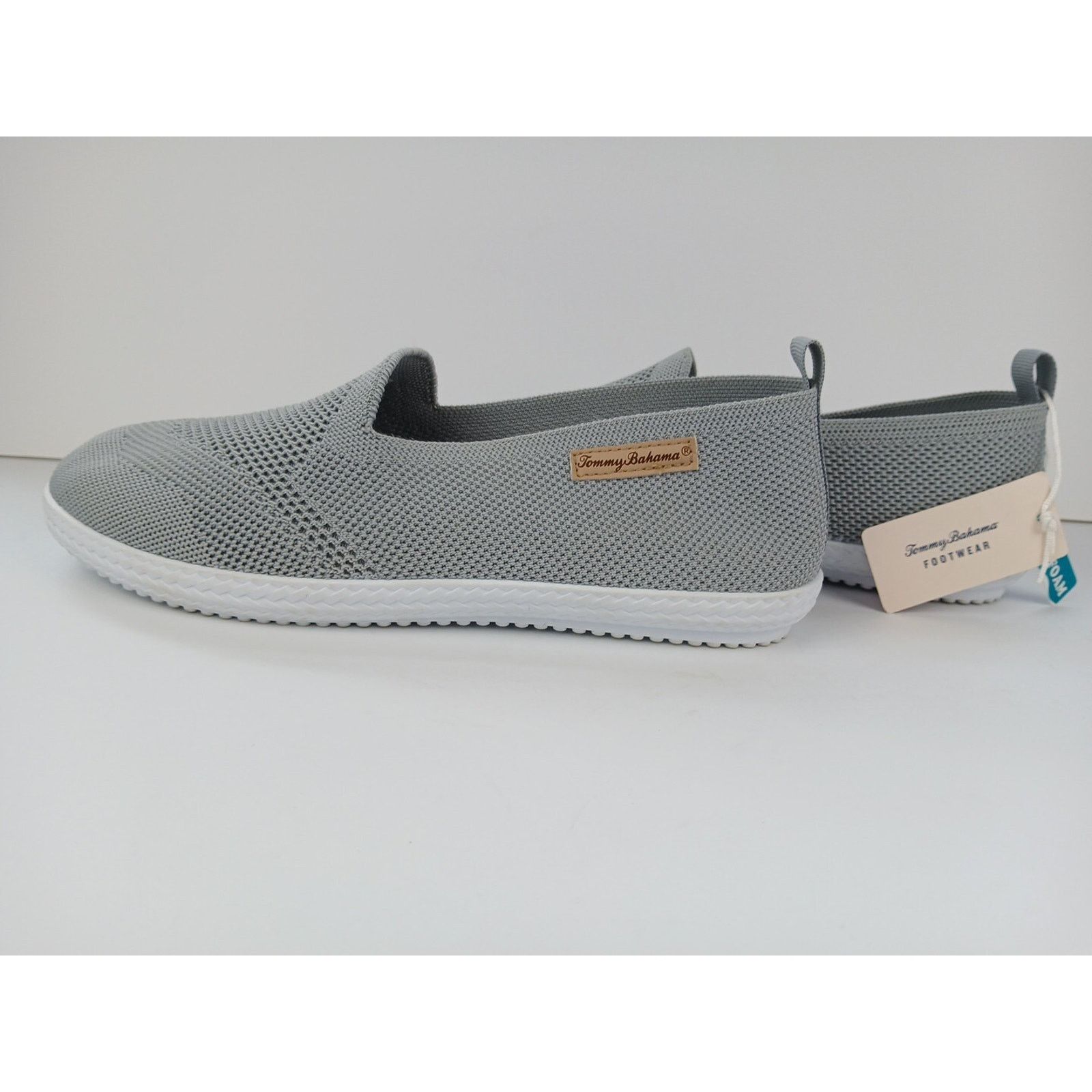 Tommy Bahama Tommy Bahama Gray Knit Slip On Casual Shoes Women’s Sz 9.5 Size US 9.5 / IT 39.5 - 20 Thumbnail