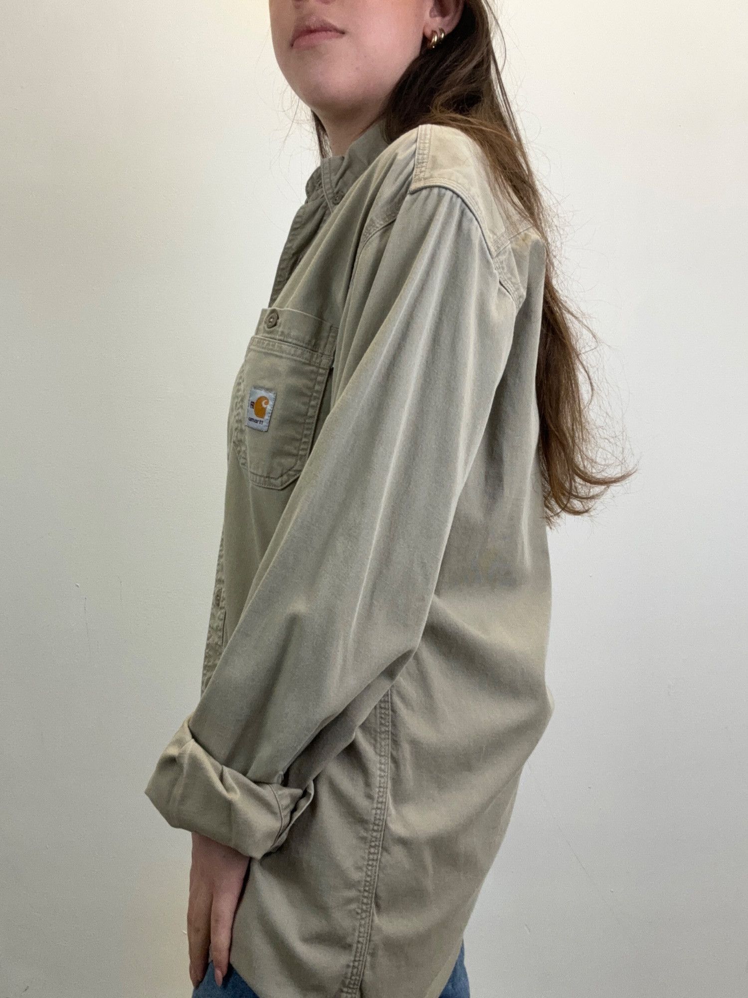 Carhartt S Carhartt Tan Button Up Size US S / EU 44-46 / 1 - 2 Thumbnail