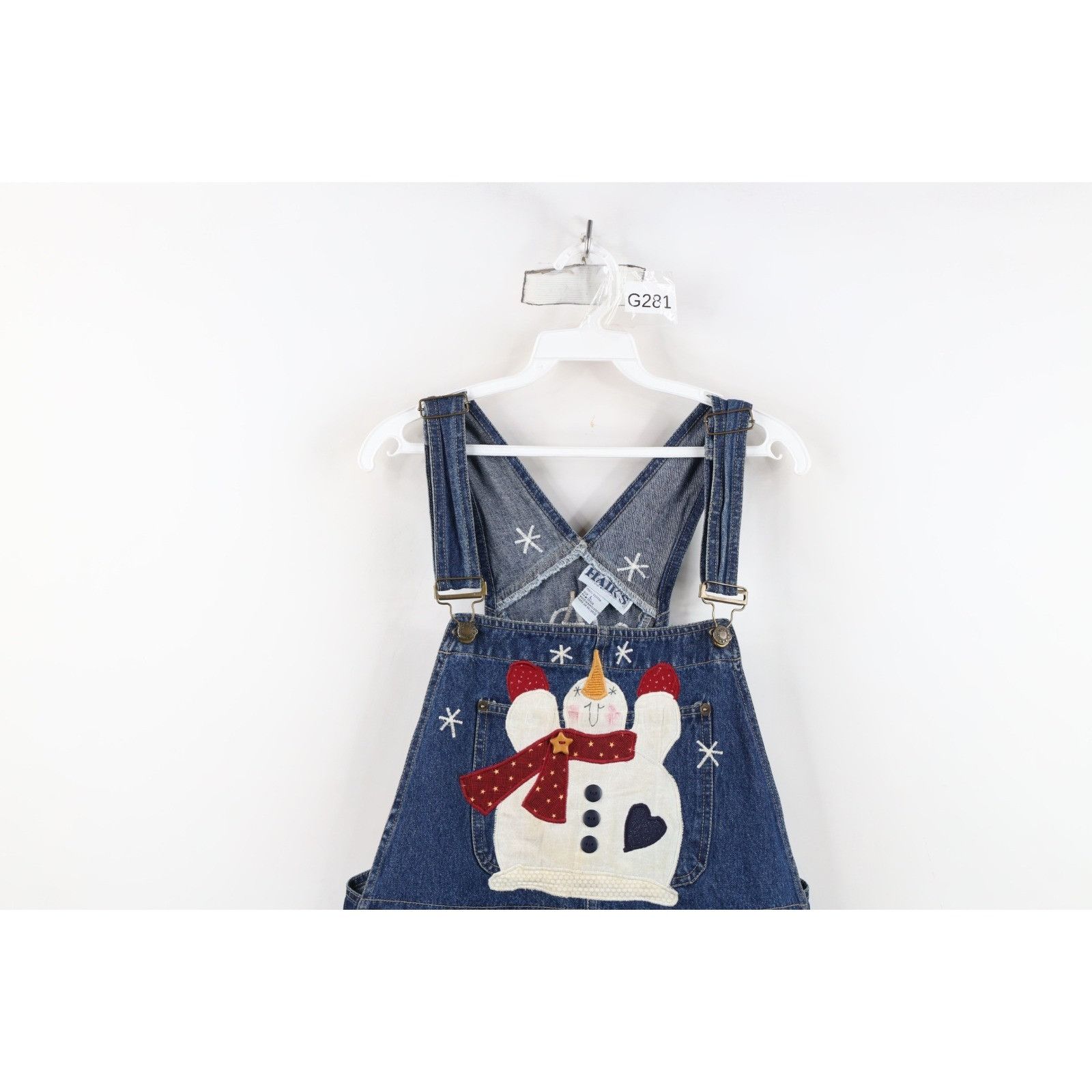 Vintage Vintage 90s Streetwear Womens Large Christmas Snowman Denim Size 30" / US 8 / IT 44 - 2 Thumbnail