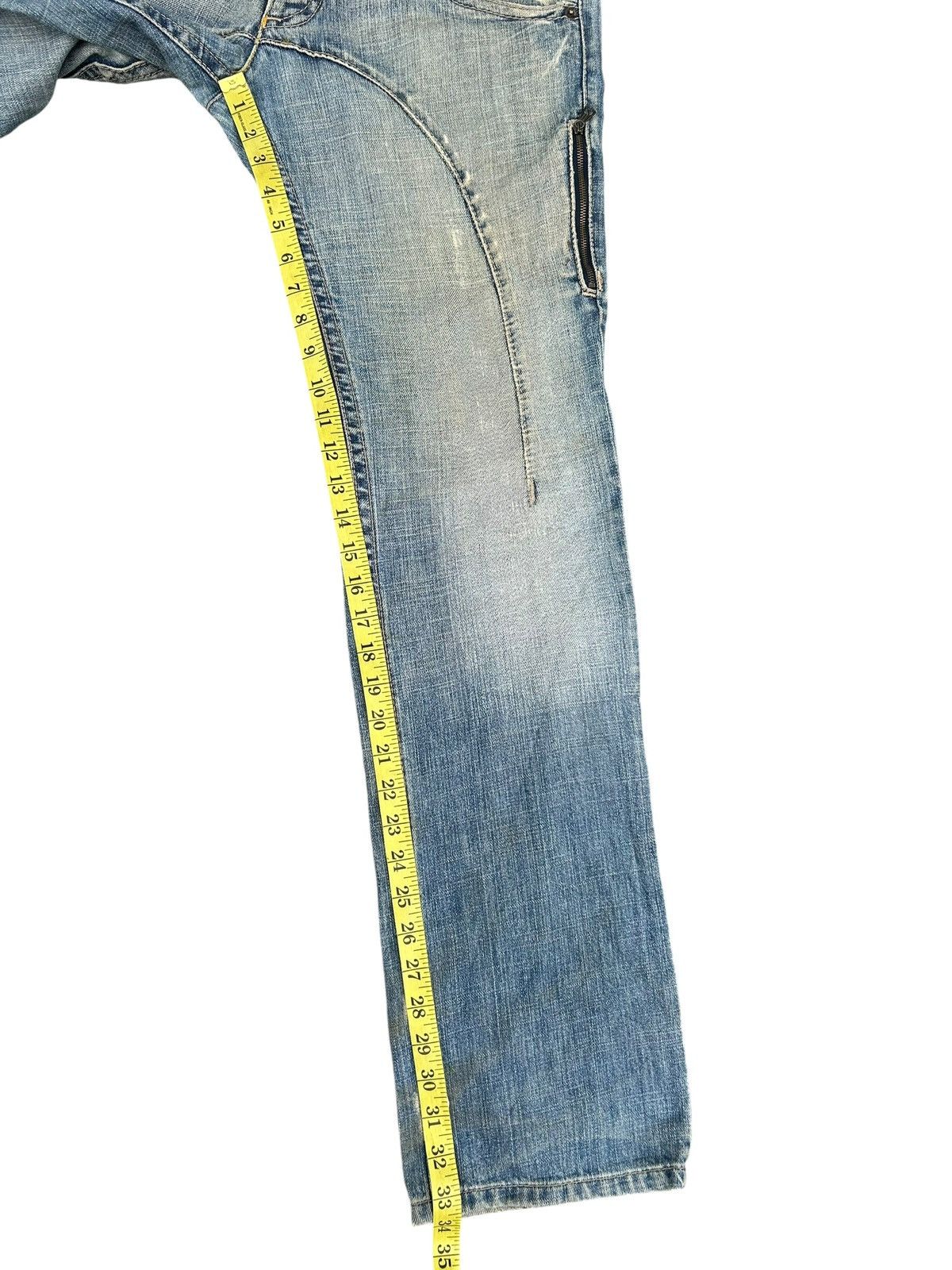 Neil Barrett Neil Barrett Punk Bondage Style Distressed Italy Denim Jeans Size US 32 / EU 48 - 24 Thumbnail