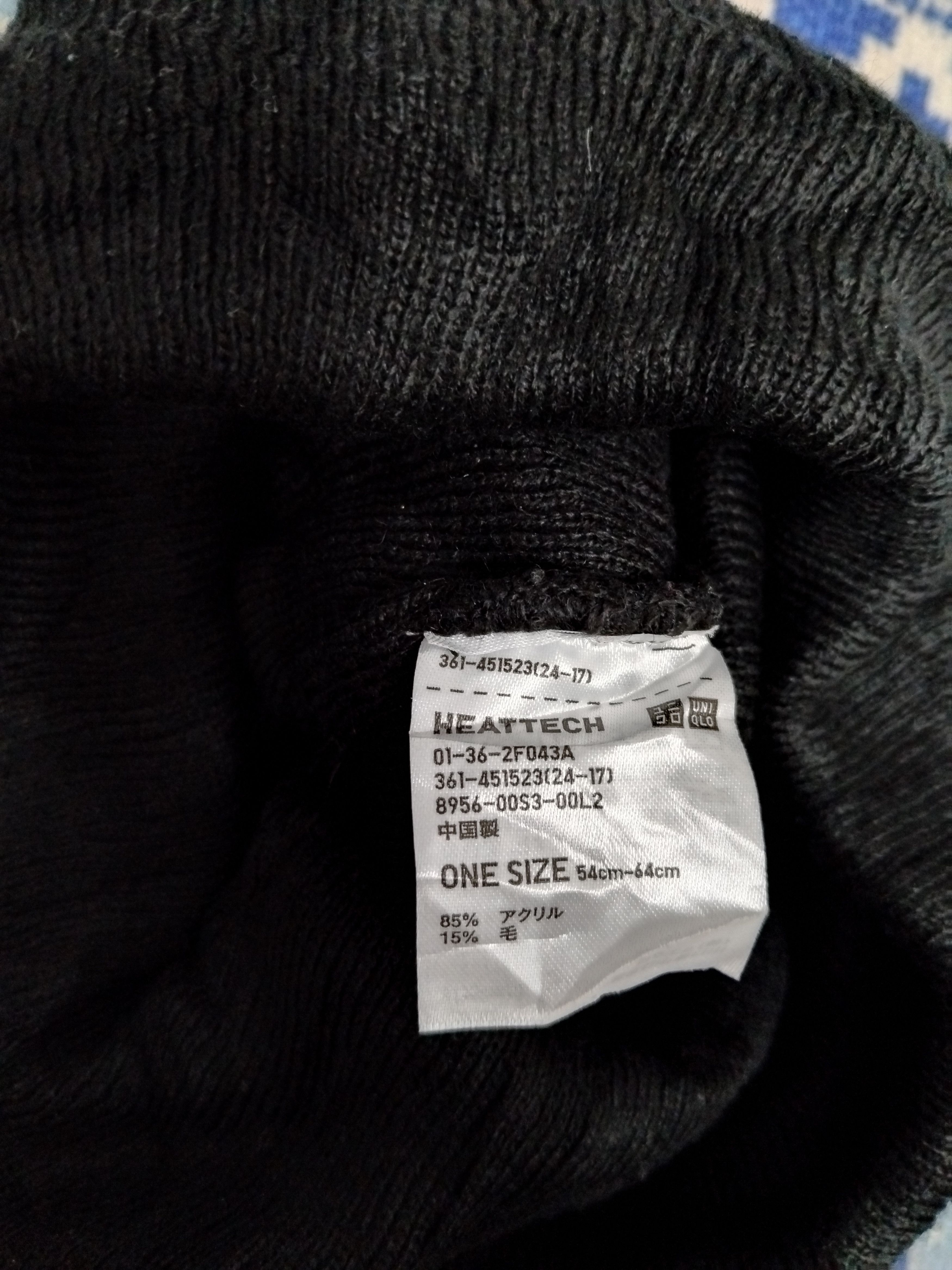 Japanese Brand 💥Uniqlo Japanese brand black beanie Size ONE SIZE - 2 Thumbnail