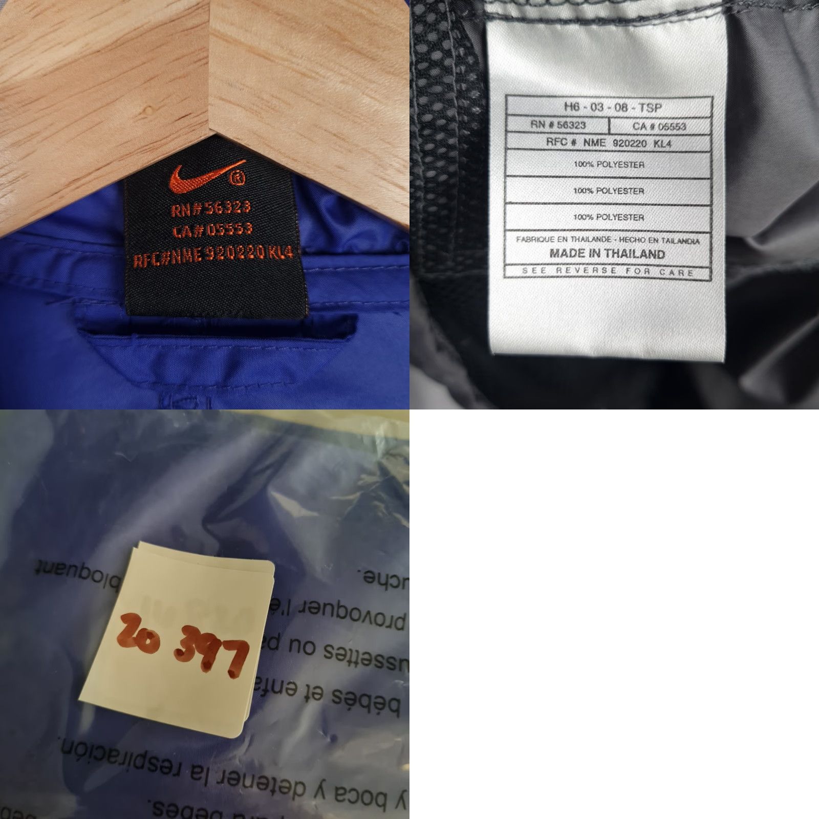 Nike VINTAGE Nike ACG Windbreaker Mens Large Purple Gray Hooded 1/2 Zip Anorak Packable Size US L / EU 52-54 / 3 - 11 Thumbnail