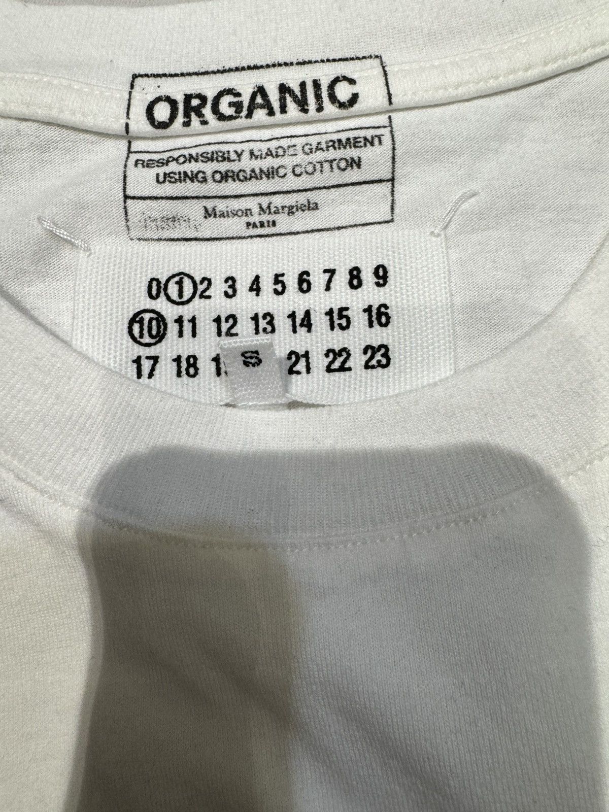 Maison Margiela New 3-Pack Organic Cotton TShirts- Grey/White/Off-White, S Size US S / EU 44-46 / 1 - 10 Thumbnail