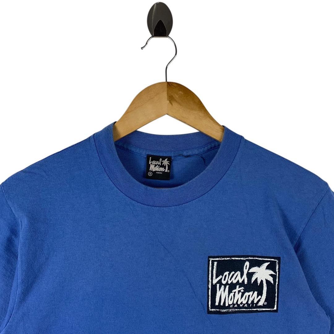 Vintage Vintage 90s LOCAL MOTION big logo back hit Surfing tee Size US S / EU 44-46 / 1 - 3 Thumbnail